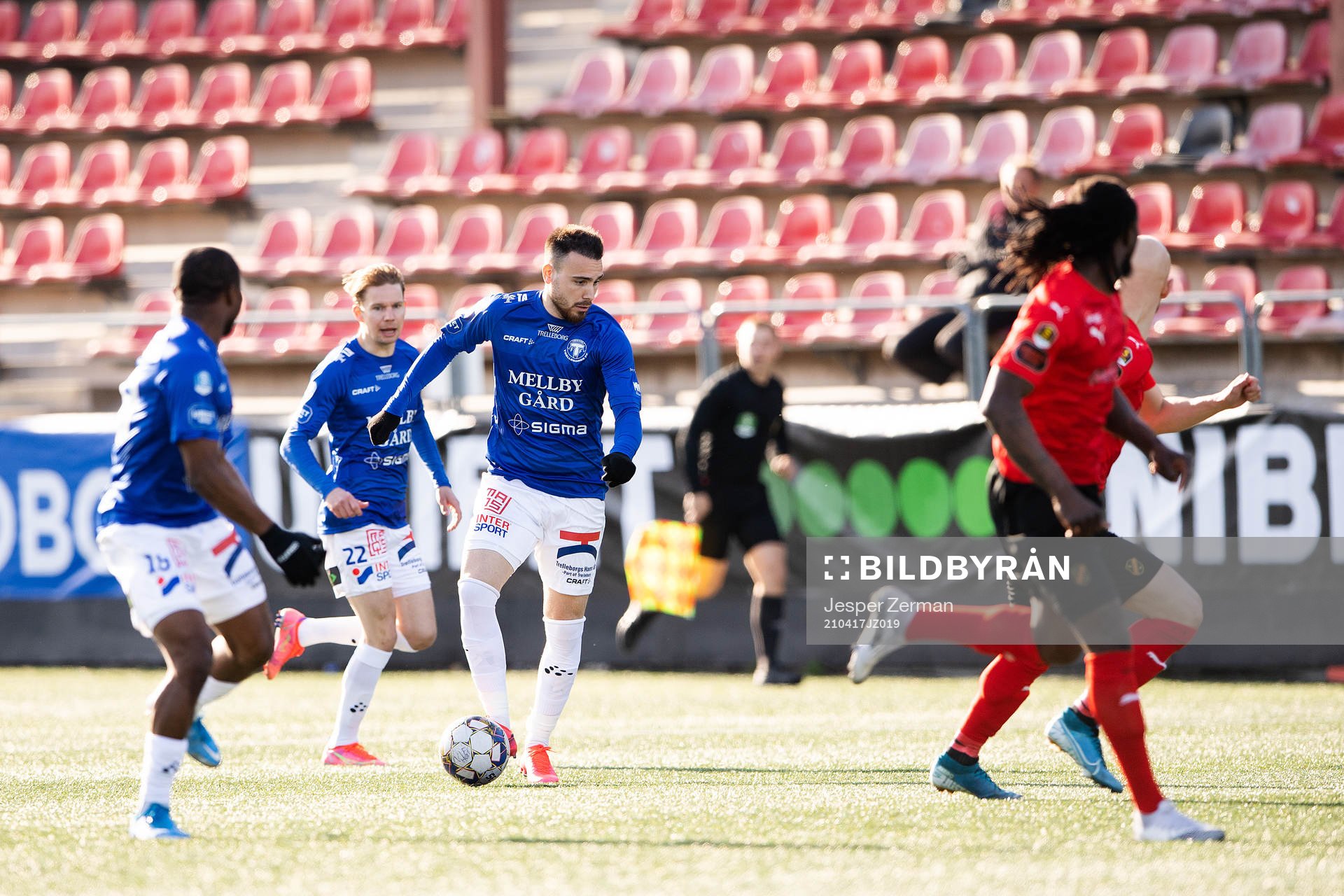 Trelleborgs Henry Offia, Dzenis Kozica och Johan Blomberg