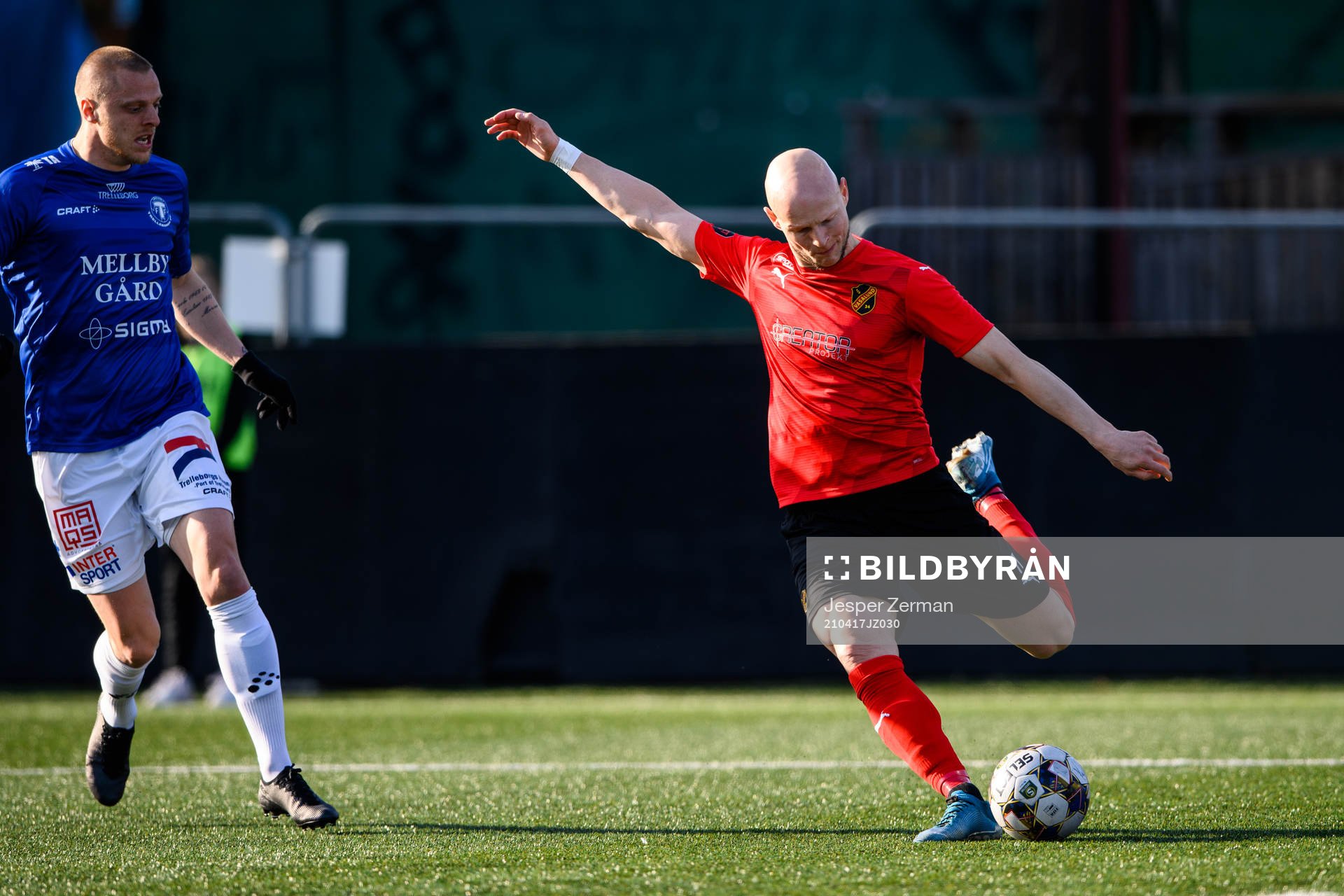 Trelleborgs Mattias Håkansson och Vasalunds Zourab