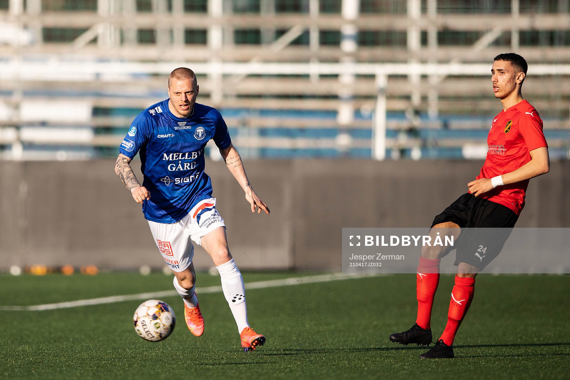 Trelleborgs Mattias Håkansson och Vasalunds Adam Id Salem