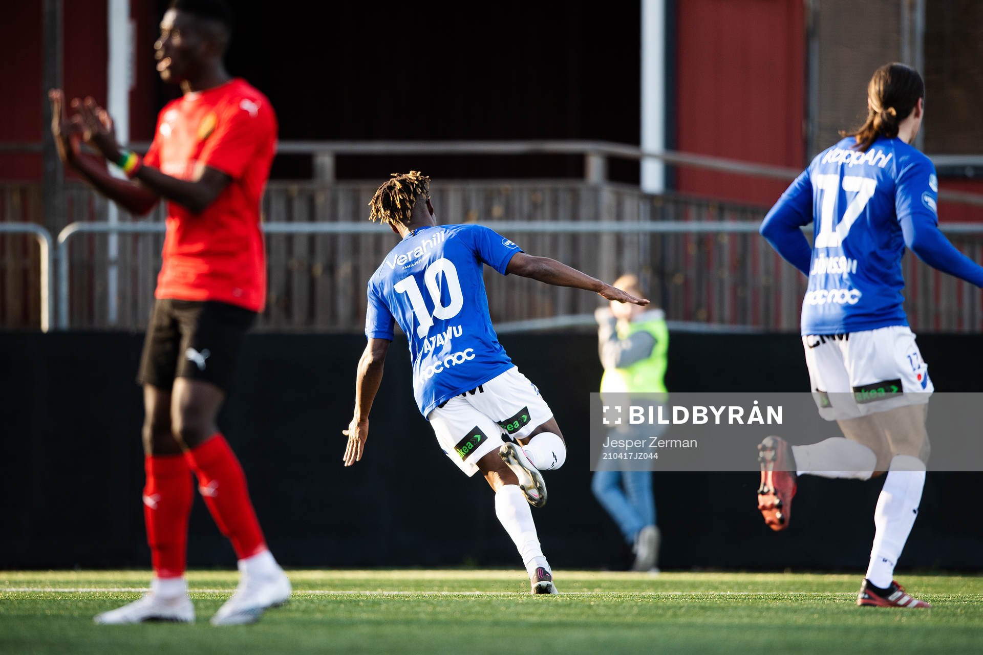 Trelleborgs Abdul Fatawu Safiu jublar