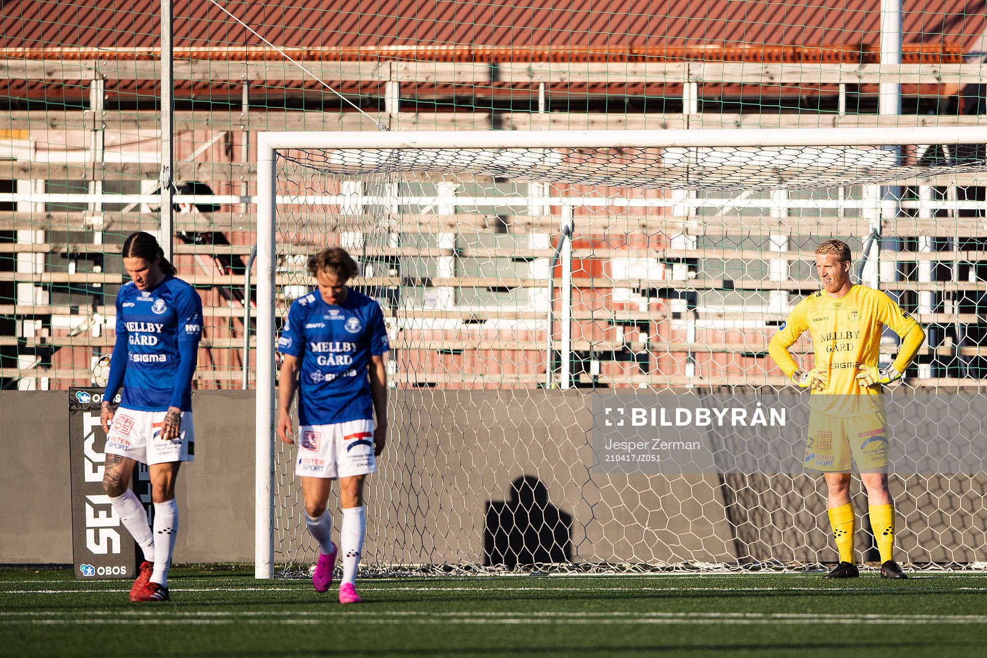 Trelleborgs Isak Jönsson, Niklas Bröndsted Vesterlund och