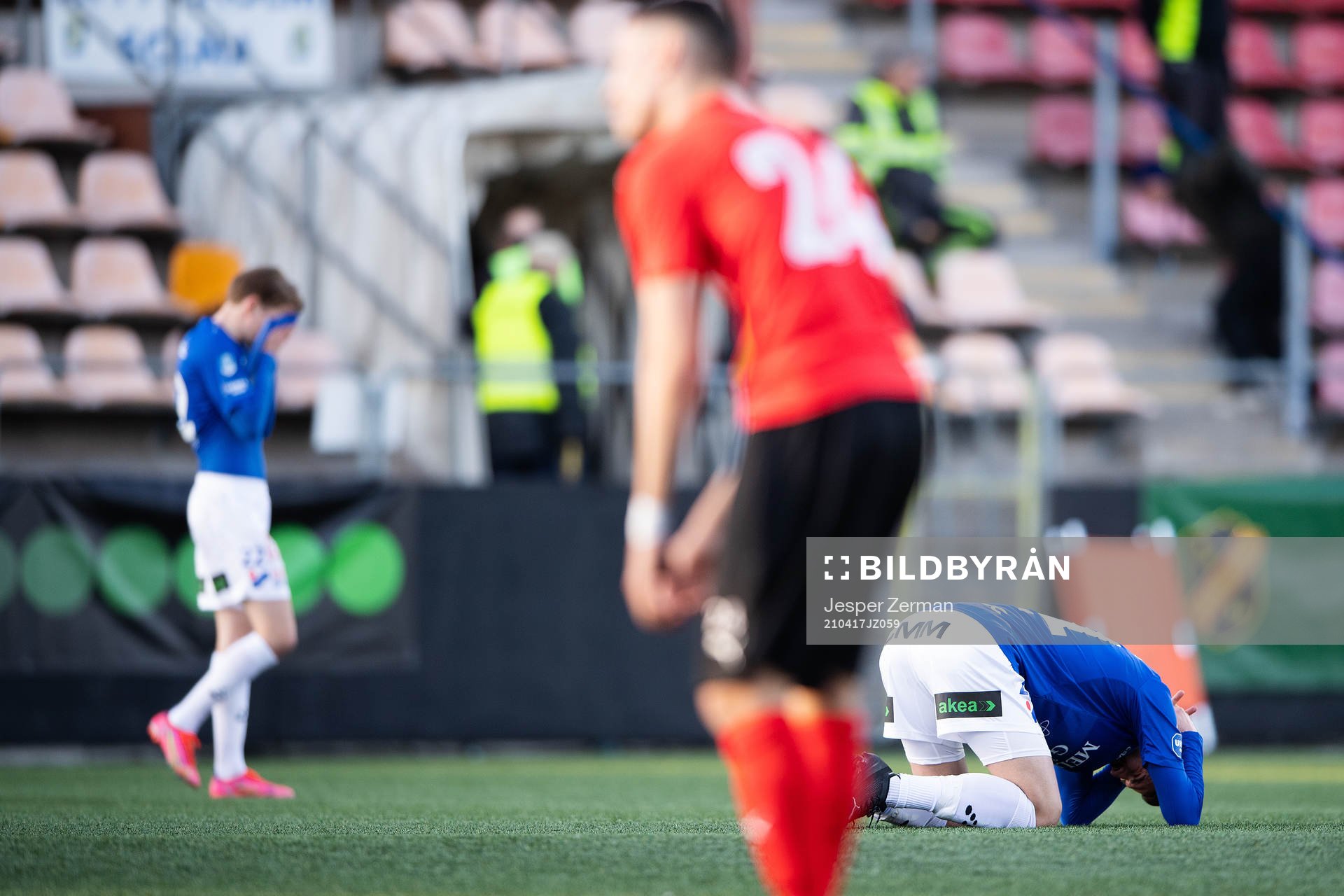 Trelleborgs Johan Blomberg och Simon Amin deppar