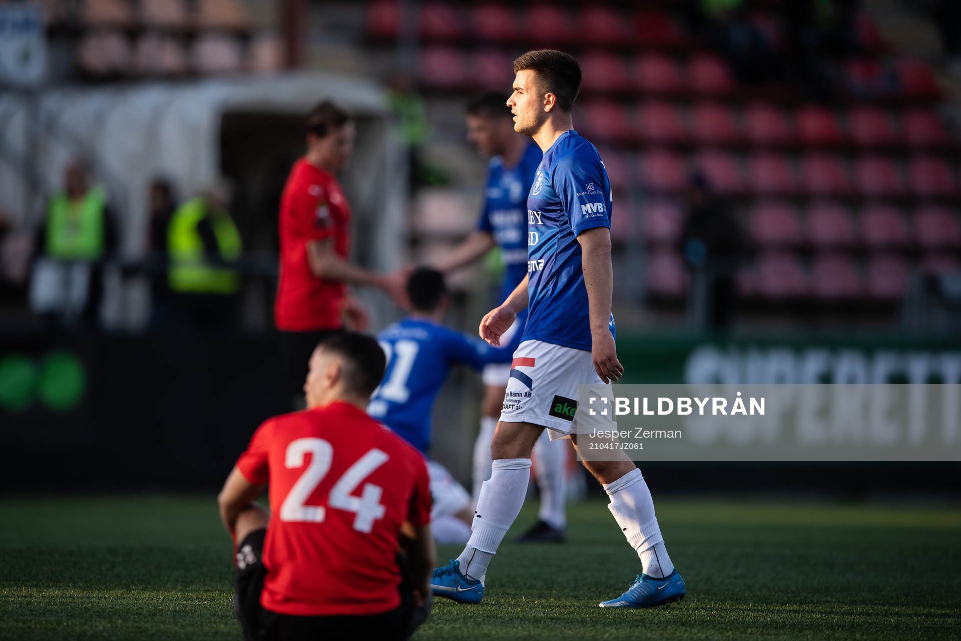 Trelleborgs Haris Brkic deppar