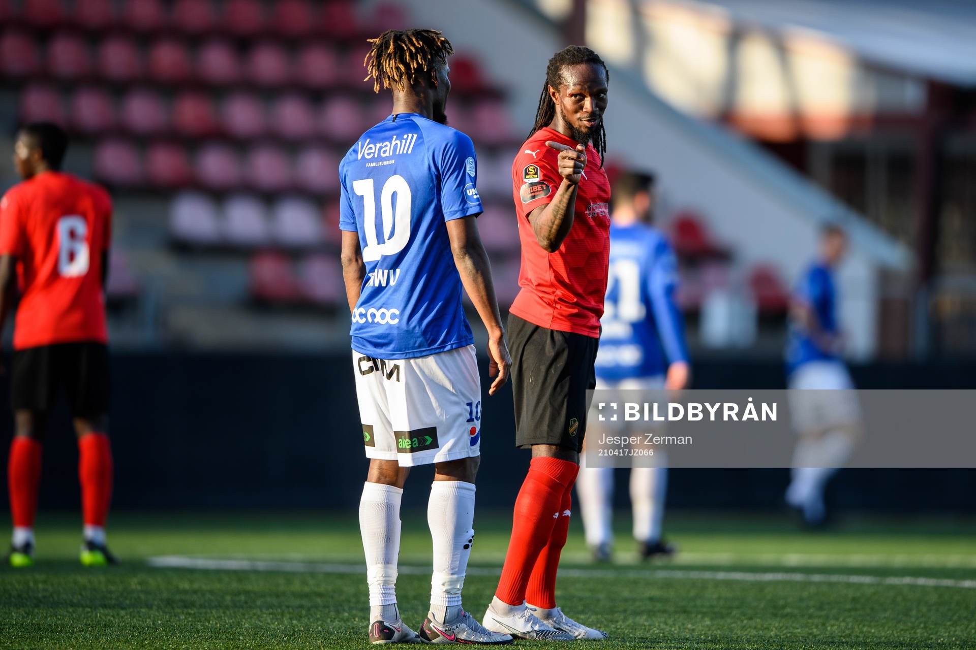 Trelleborgs Abdul Fatawu Safiu och Vasalunds Kebba Ceesay