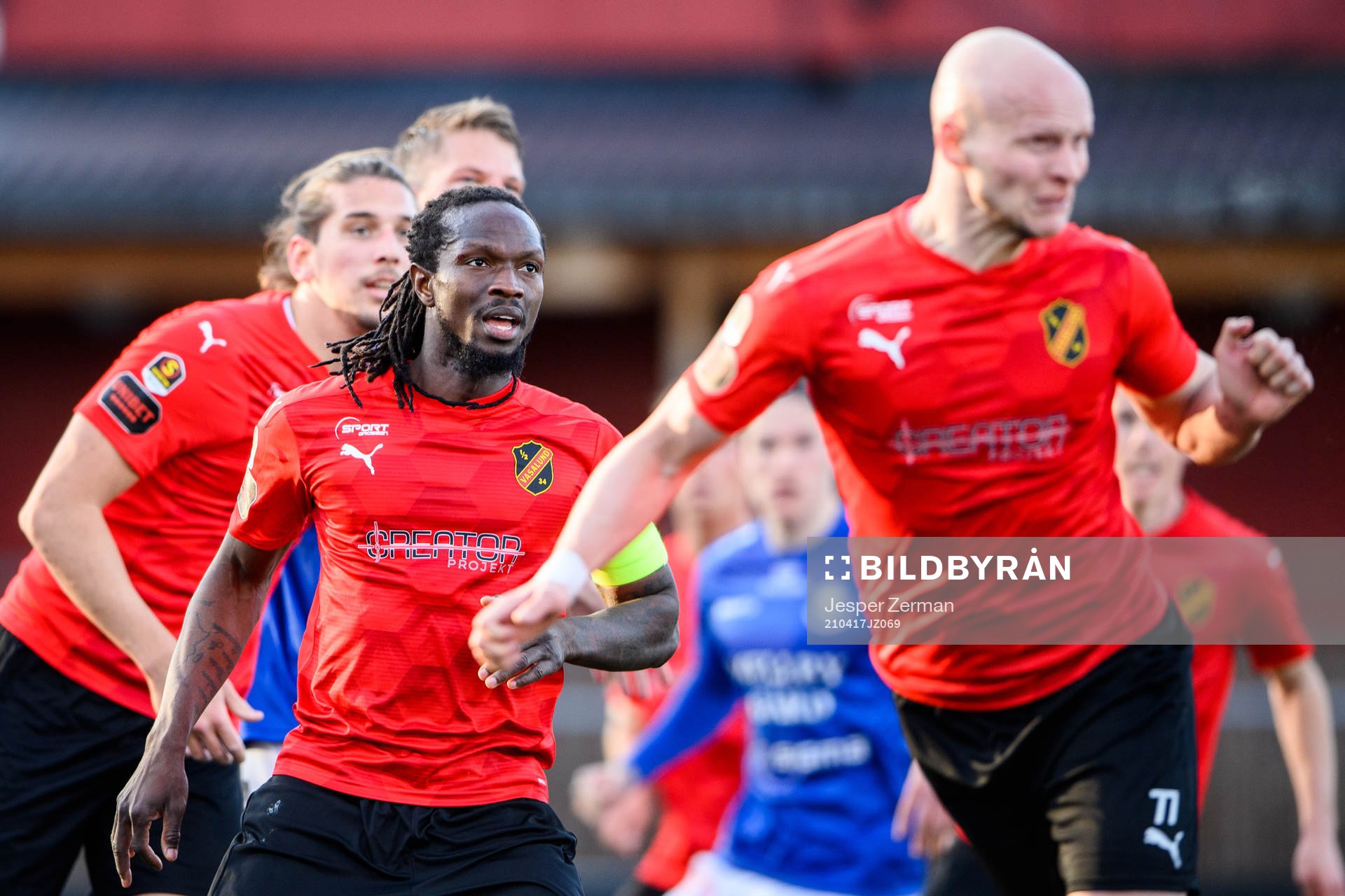 Vasalunds Kebba Ceesay och Zourab Tsiskaridze