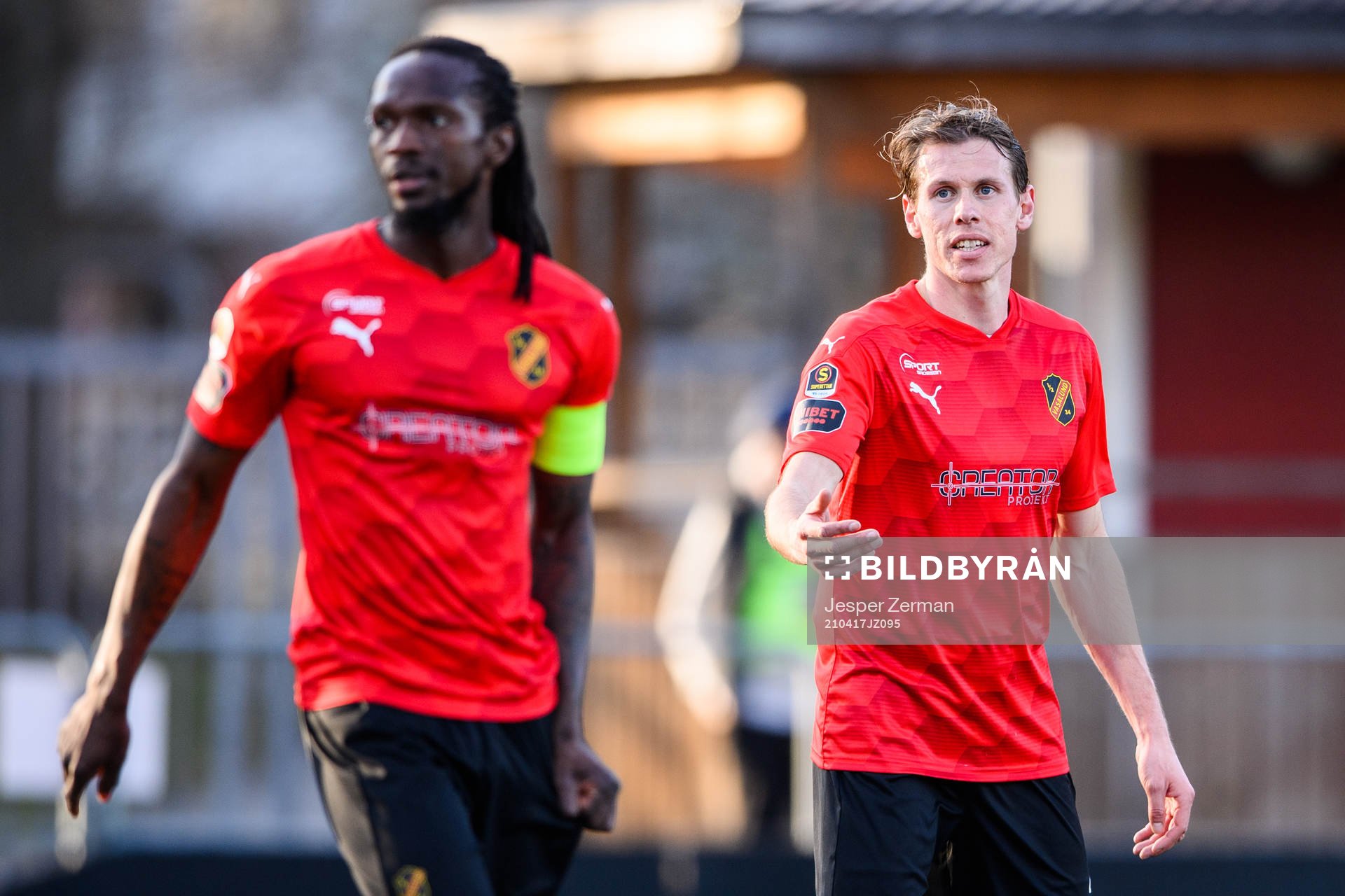 Vasalunds Kebba Ceesay och Philip Wiström