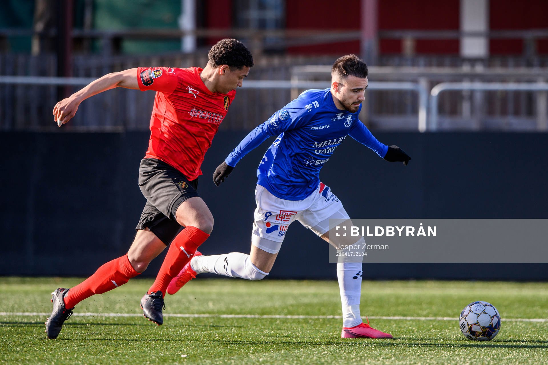 Vasalunds Isak Hellgren Villegas och Trelleborgs Dzenis