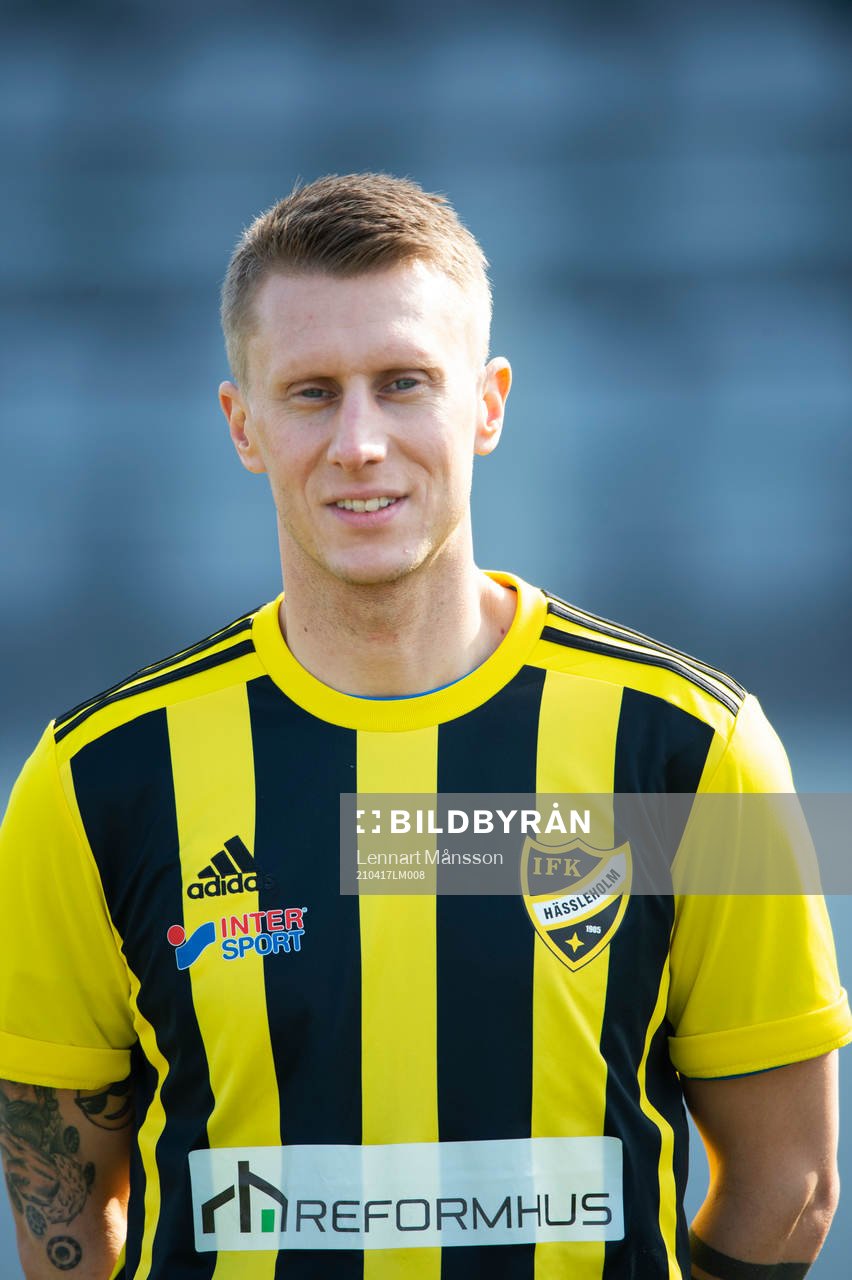 IFK Hässleholms A-trupp, porträttbild, Daniel Kardum, i