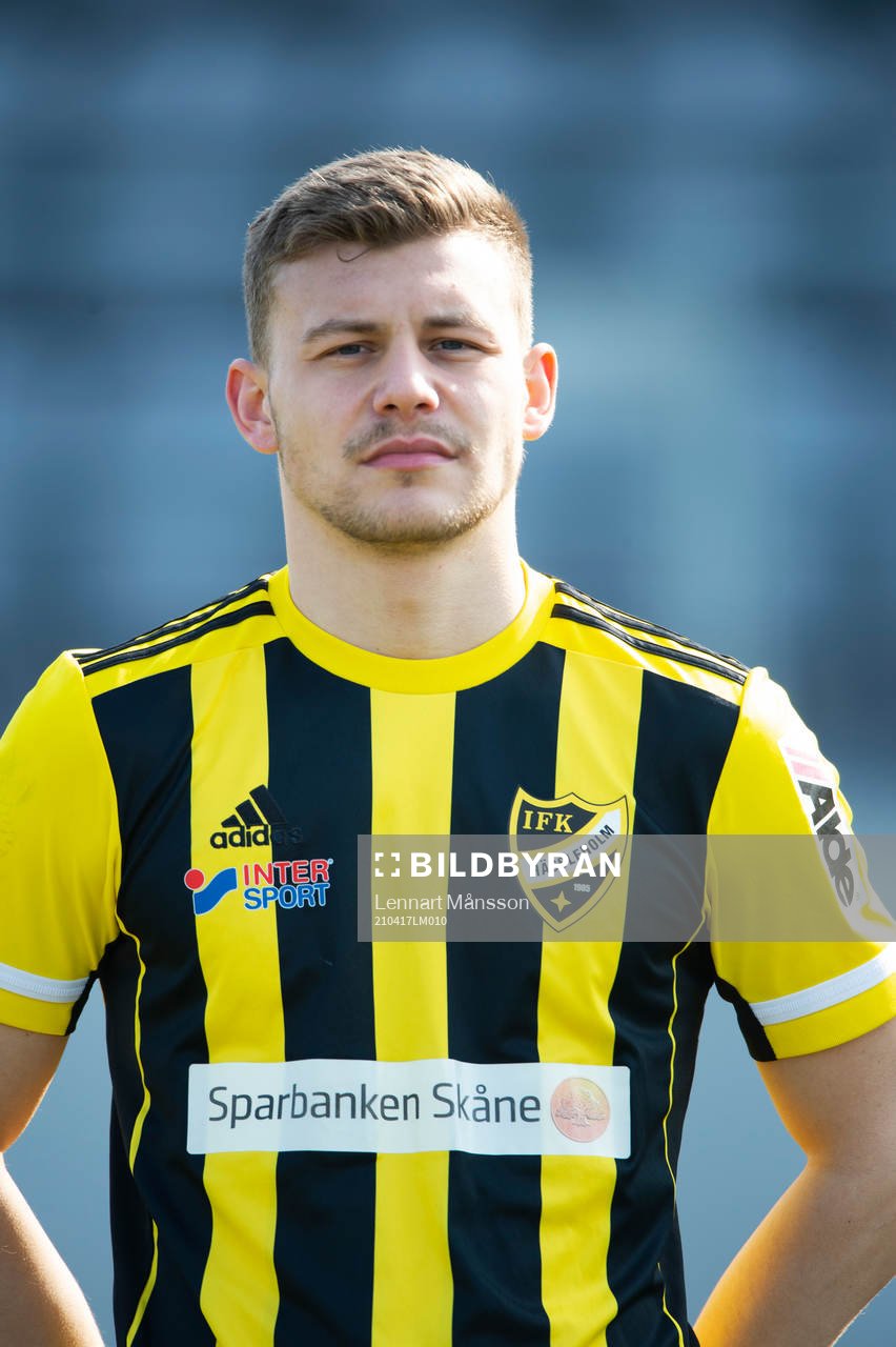 IFK Hässleholms A-trupp, porträttbild, Ivan Danielsson