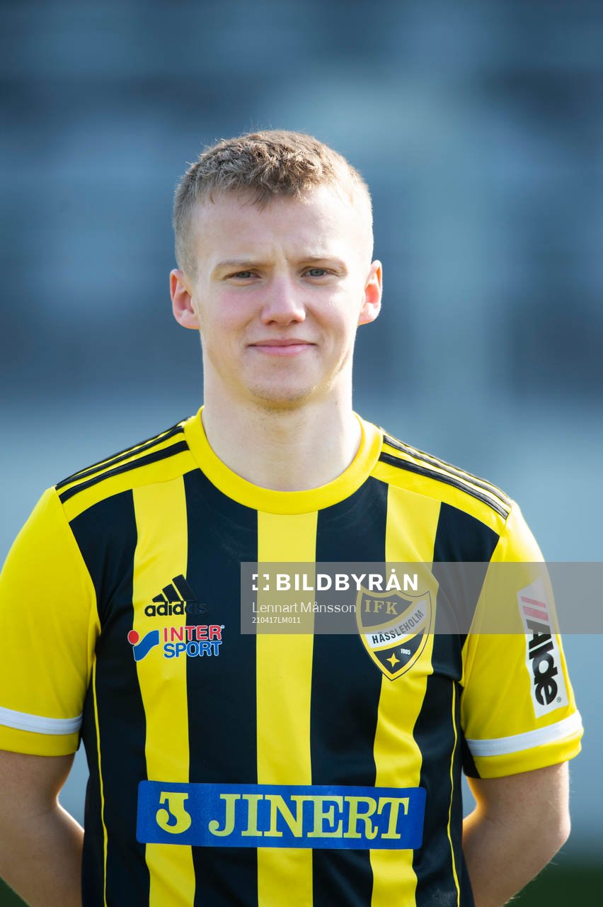 IFK Hässleholms A-trupp, porträttbild, Amel Crnalic, i