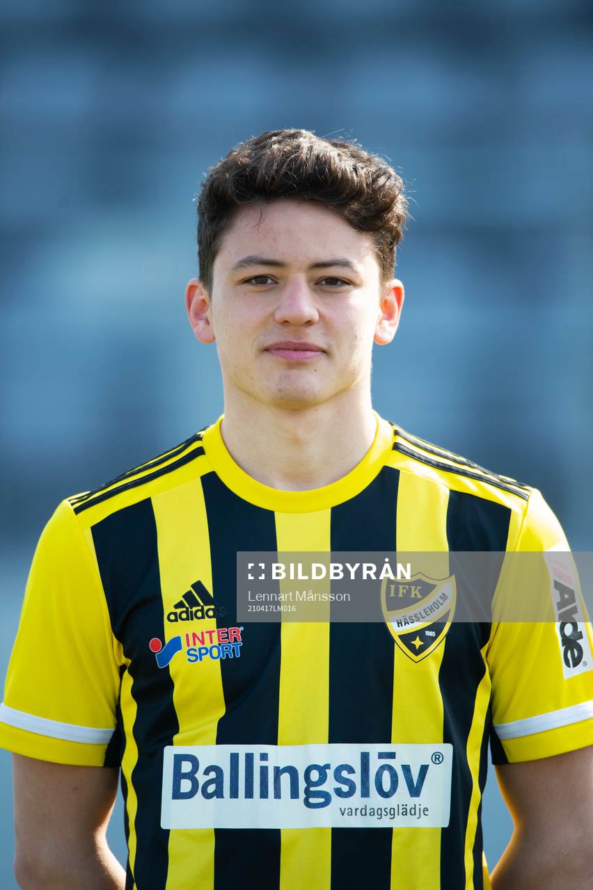 IFK Hässleholms A-trupp, porträttbild, Isak Orajärvi, i