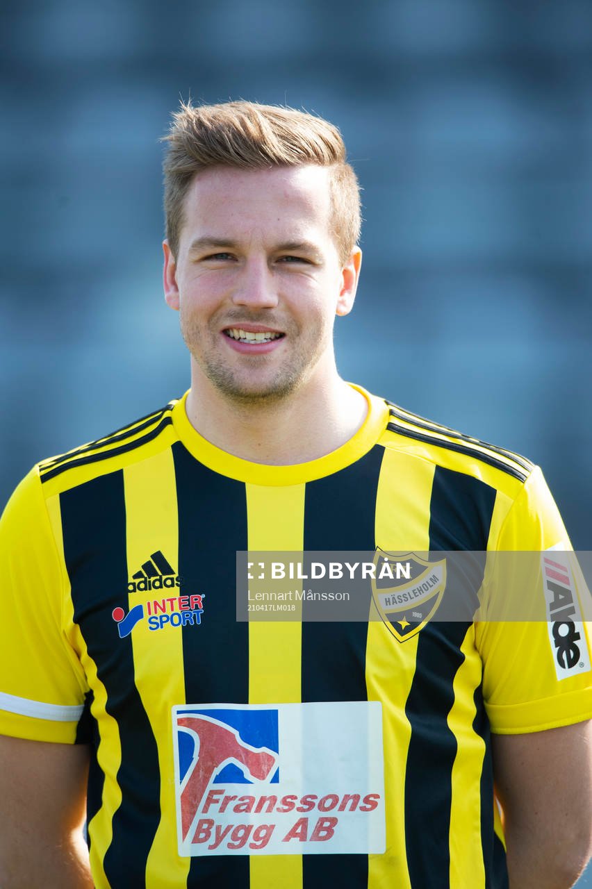 IFK Hässleholms A-trupp, porträttbild, Hampus Rydh, i