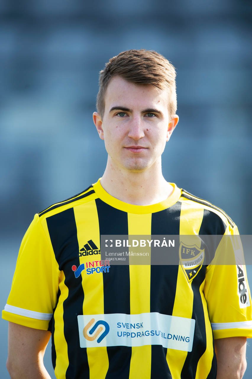 IFK Hässleholms A-trupp, porträttbild, Isak Olsson, i