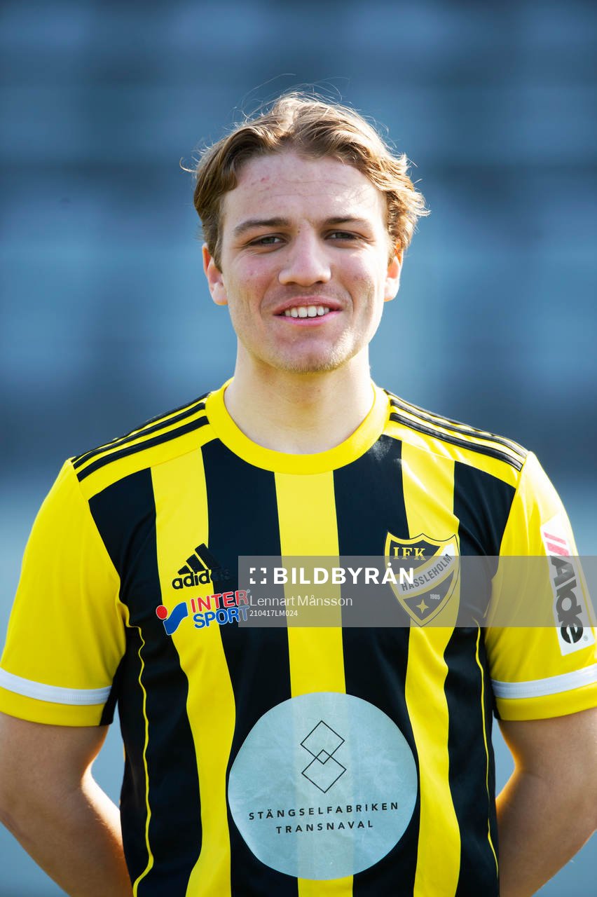 IFK Hässleholms A-trupp, porträttbild, Isaac Holmberg, i
