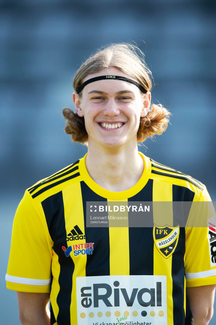 IFK Hässleholms A-trupp, porträttbild, Teo Helm, i
