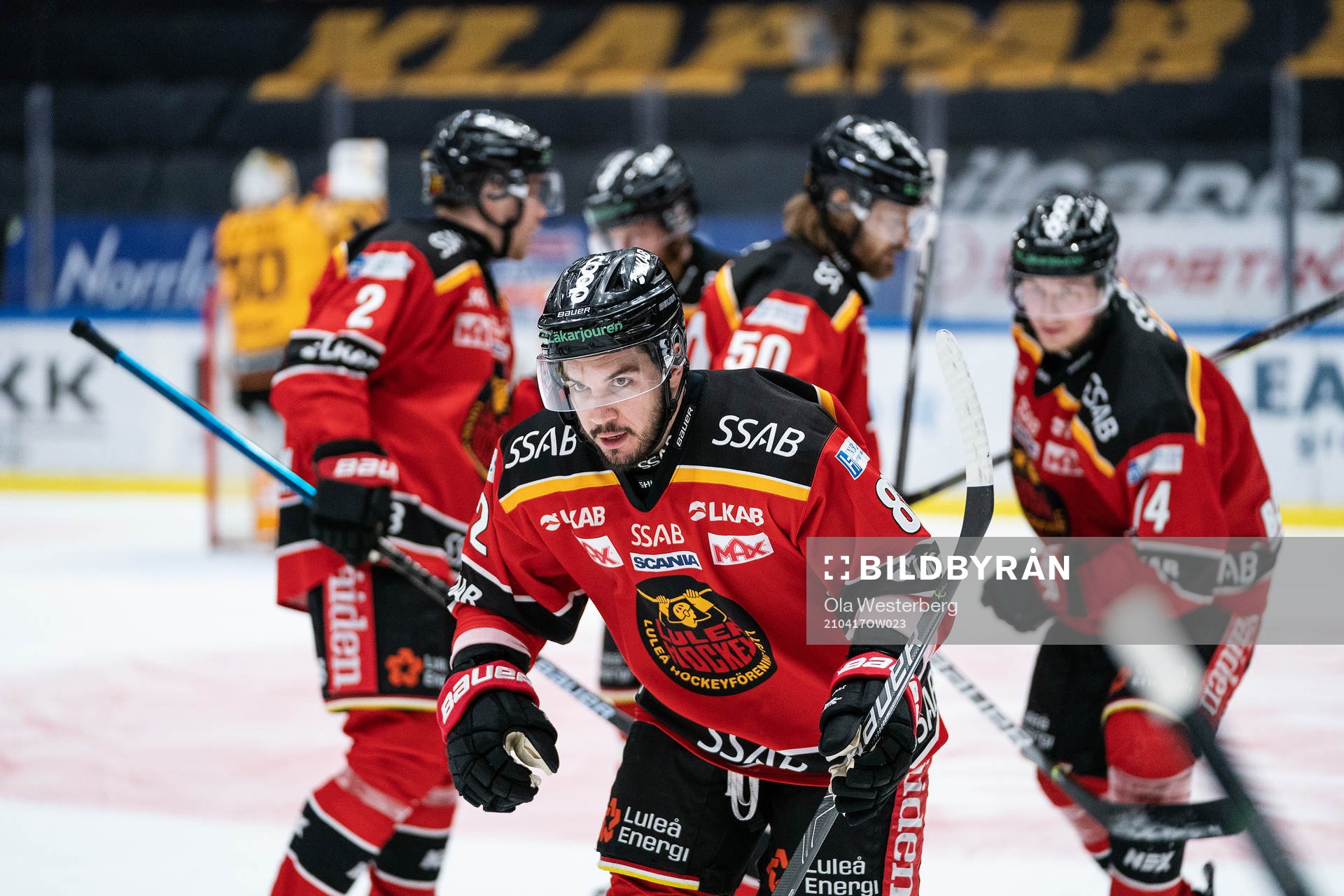 Luleås Chris Desousa jublar