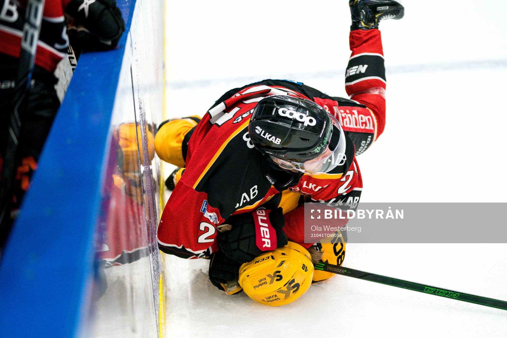 Luleås Juhani Tyrväinen och Skellefteås Jonatan Berggren