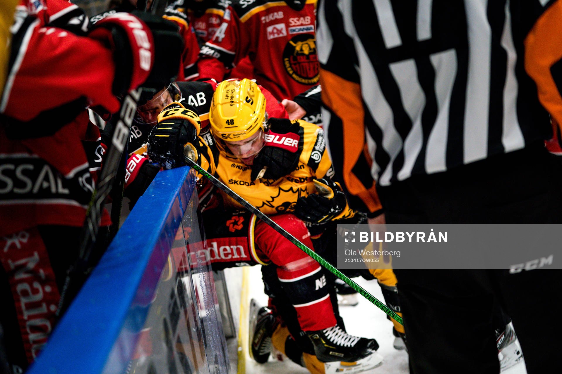 Luleås Juhani Tyrväinen och Skellefteås Jonatan Berggren