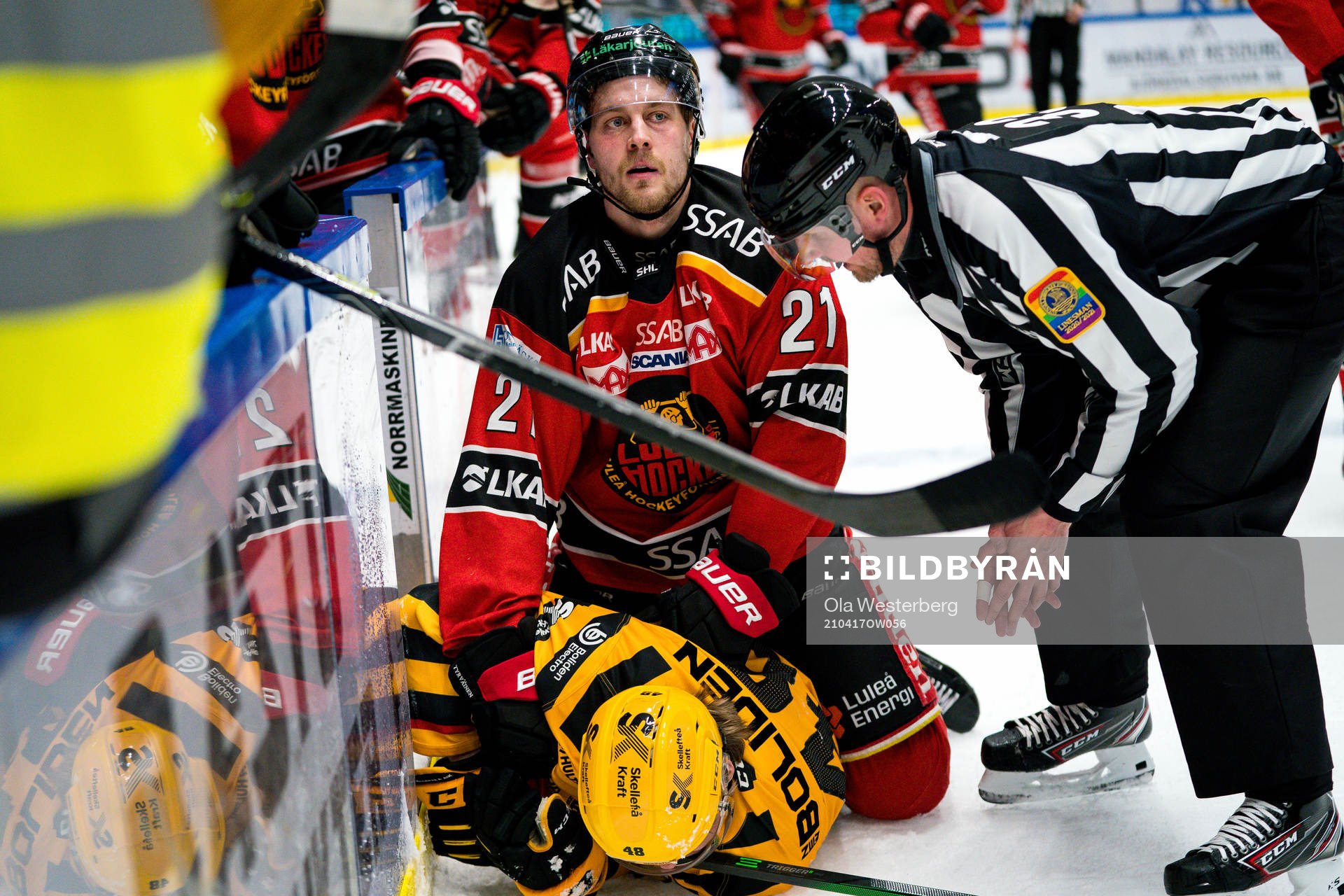 Luleås Juhani Tyrväinen och Skellefteås Jonatan Berggren