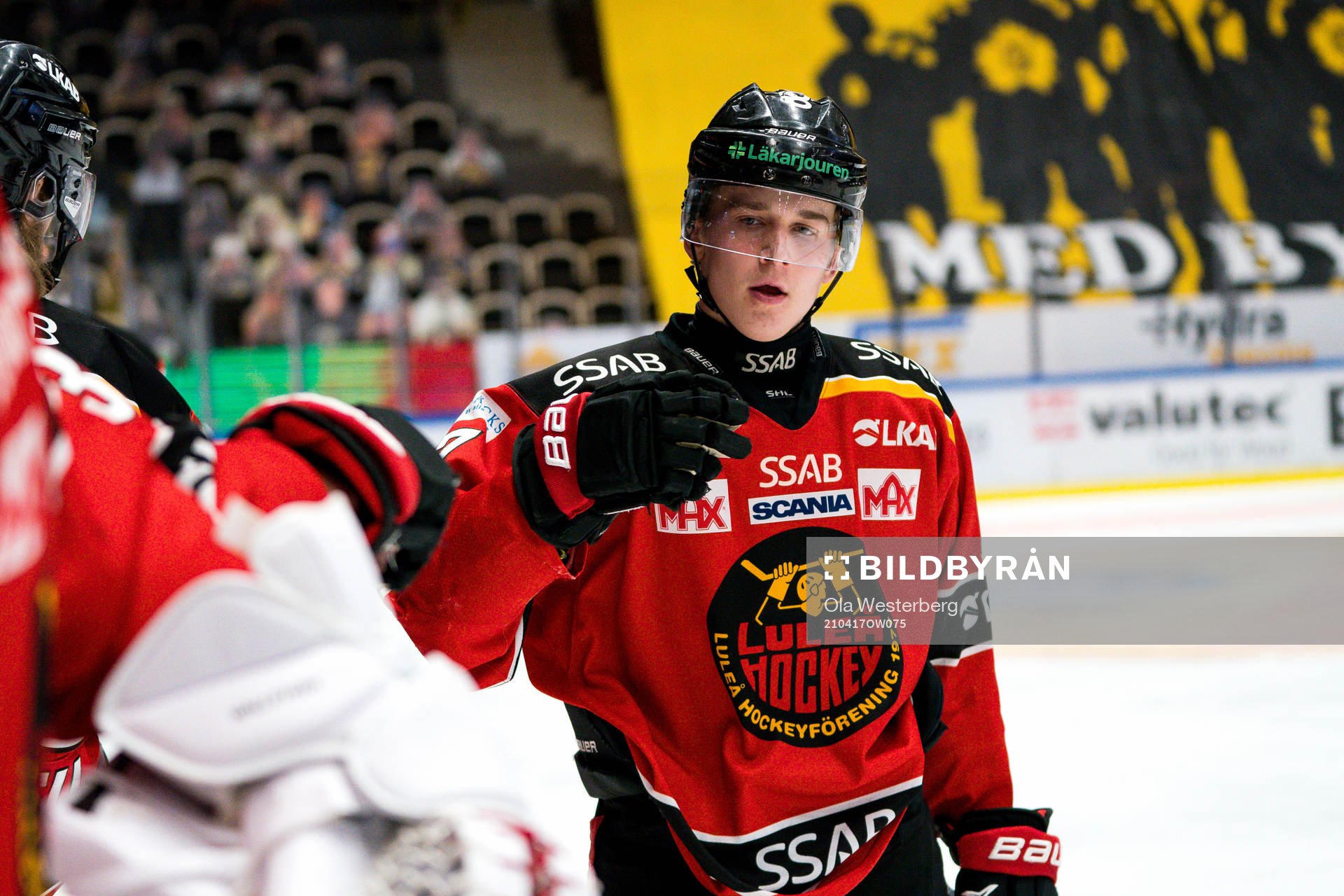 Luleås Nils Lundkvist jublar