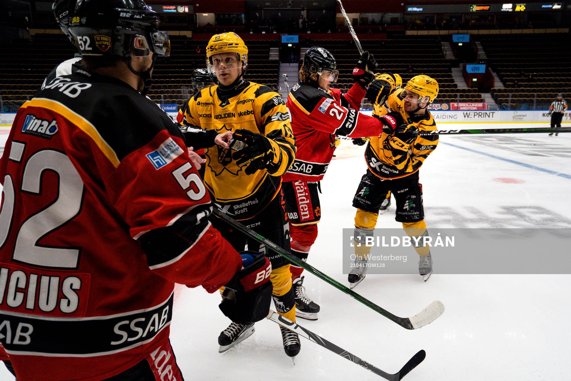 Luleås Karl Fabricius och Radek Muzik