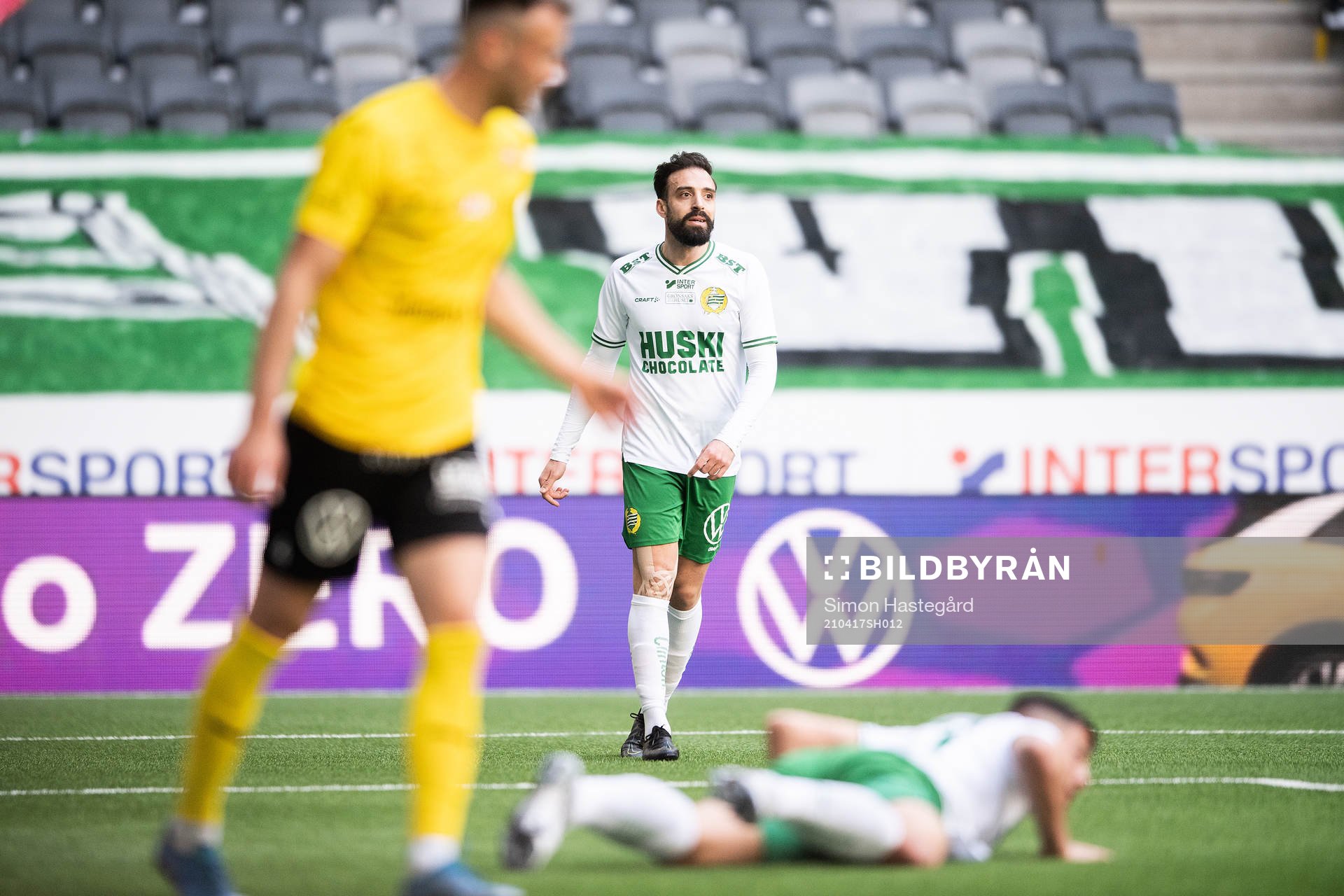 Hammarbys Abdul Khalili och Astrit Selmani deppar