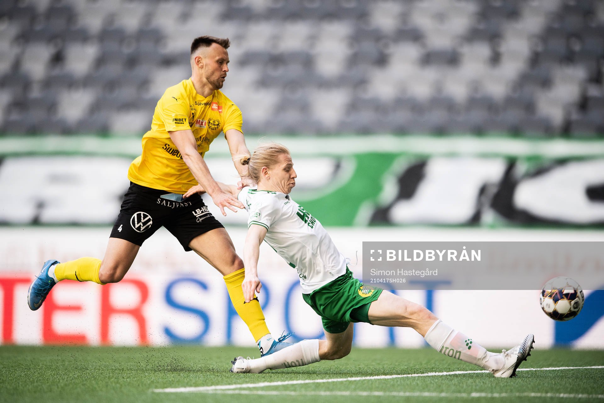 Hammarbys Gustav Ludwigson gör 2-0