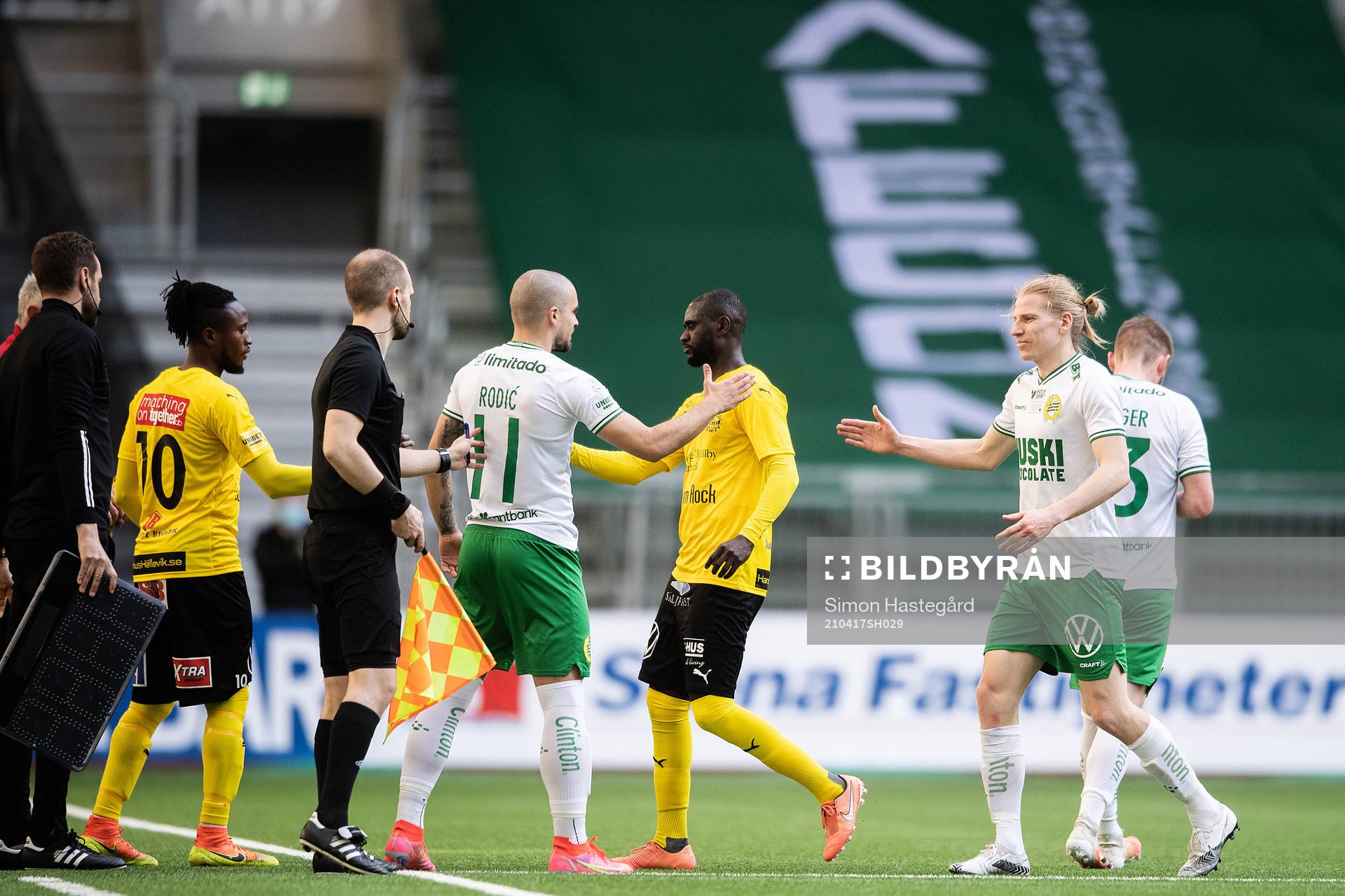 Hammarbys Gustav Ludwigson byts ut
