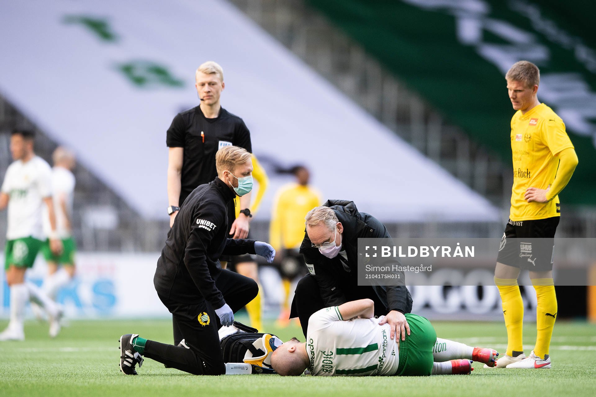 Hammarbys Vladimir Rodic har ont