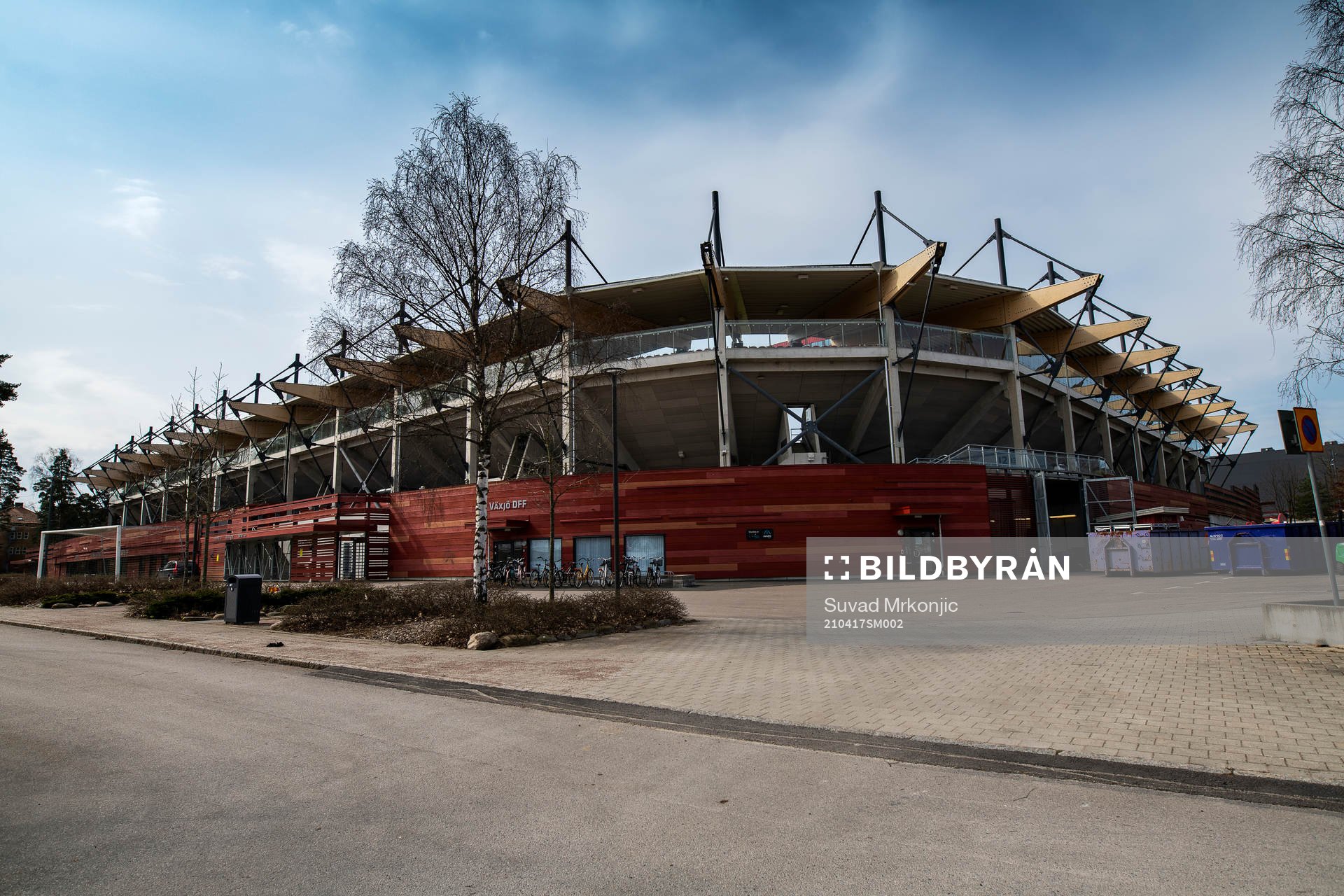 Exteriör av Visma Arena