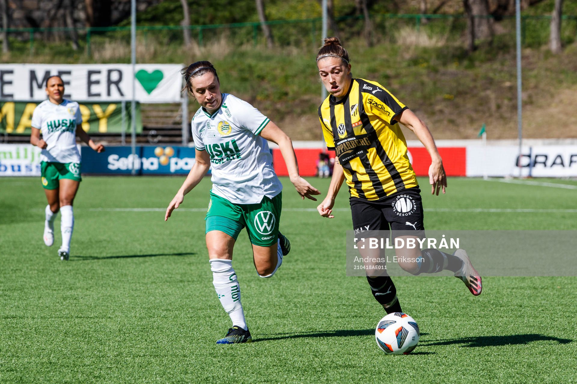 Hammarbys Fanny Hjelm och Häckens Filippa Angeldahl