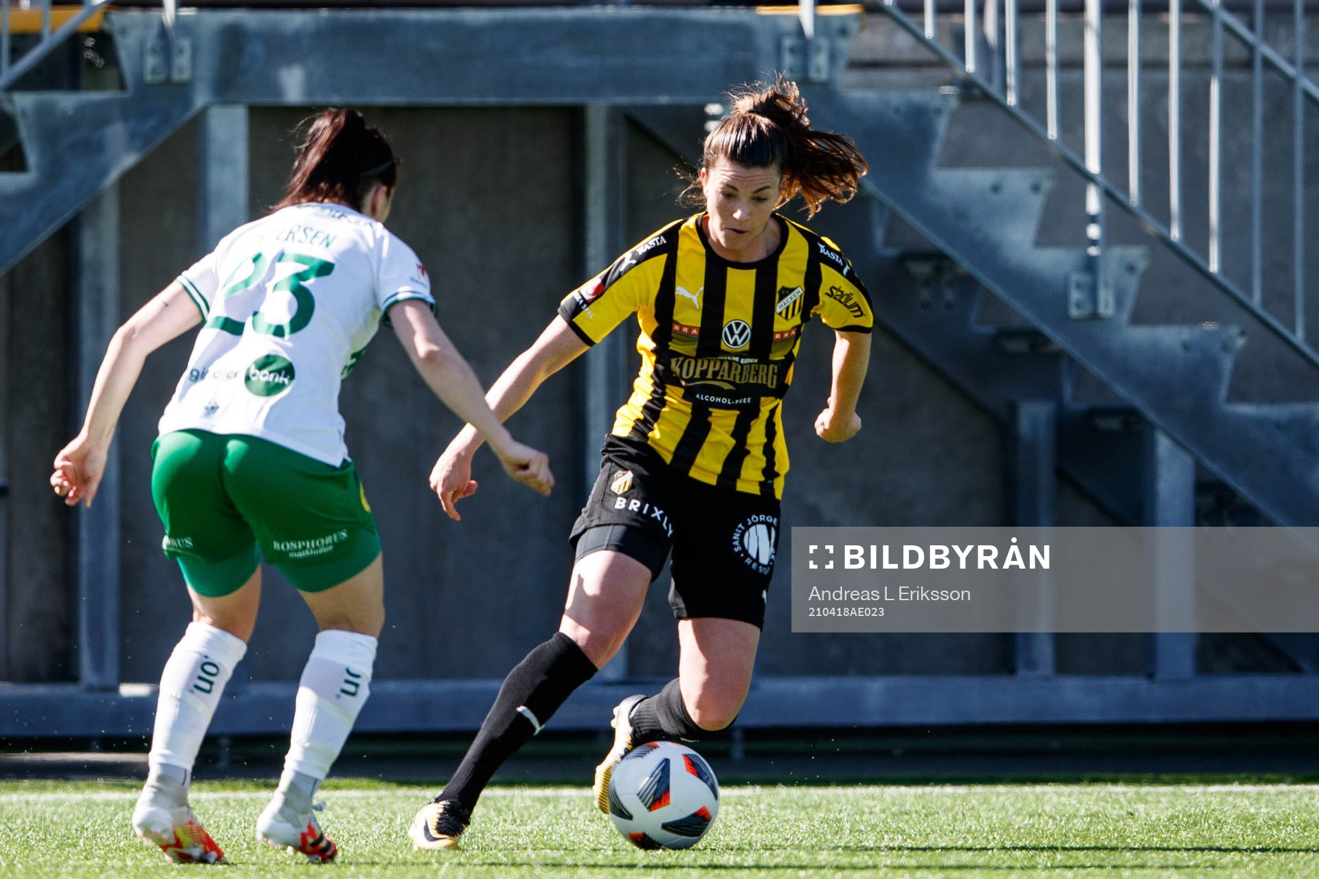 Hammarbys June Pedersen och Häckens Johanna Rytting Kaneryd