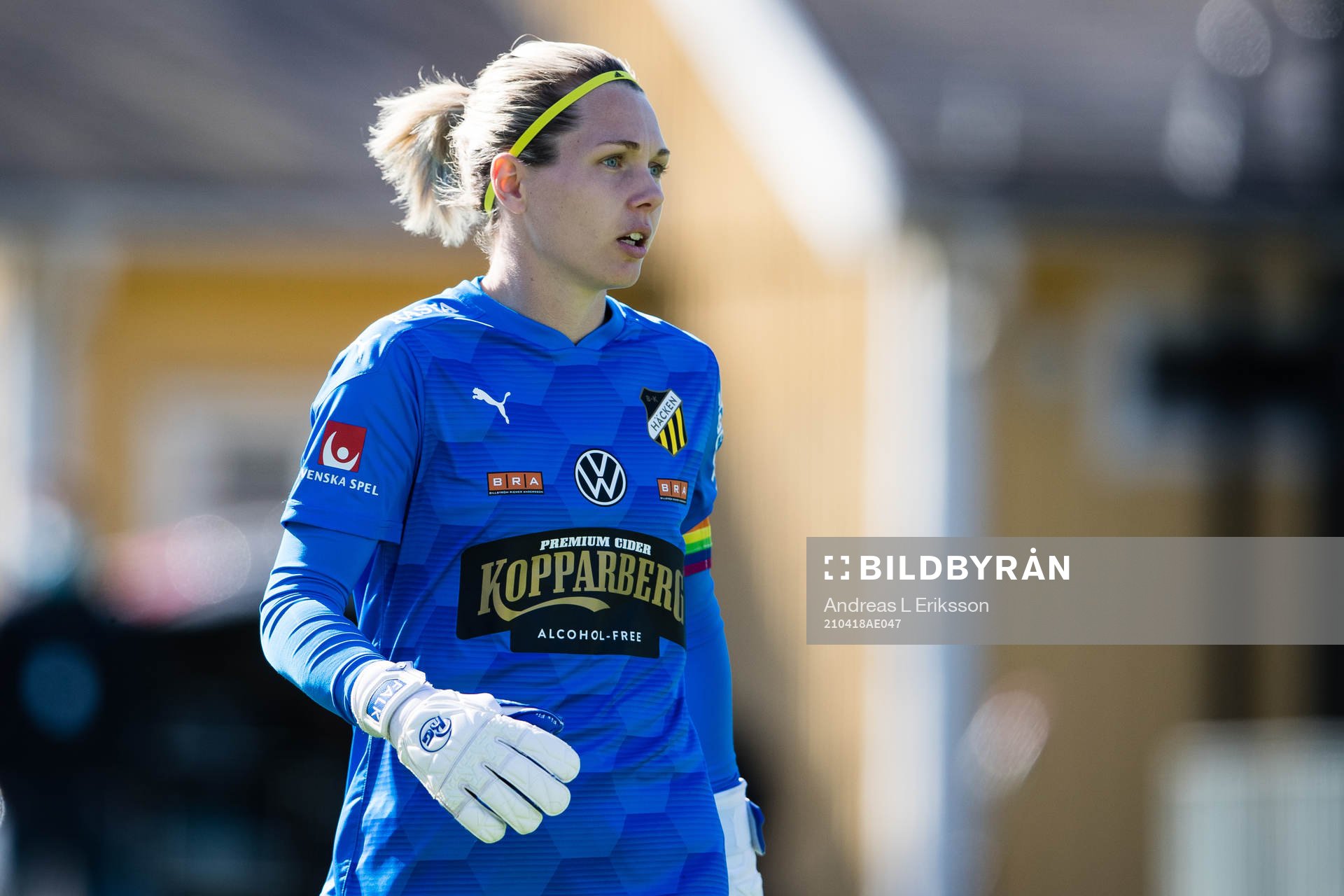 Häckens målvakt Jennifer Falk
