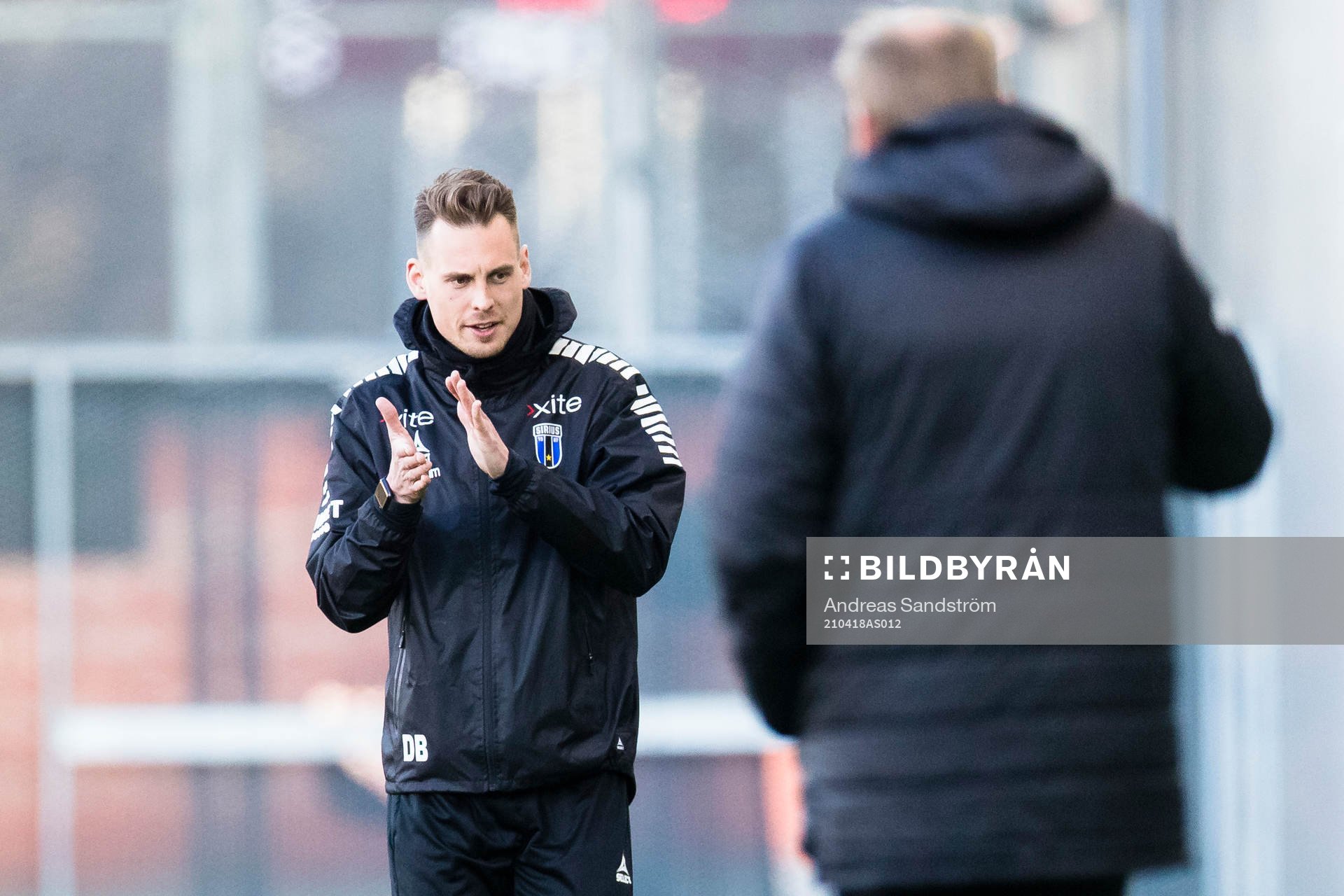 Sirius tränare Daniel Bäckström