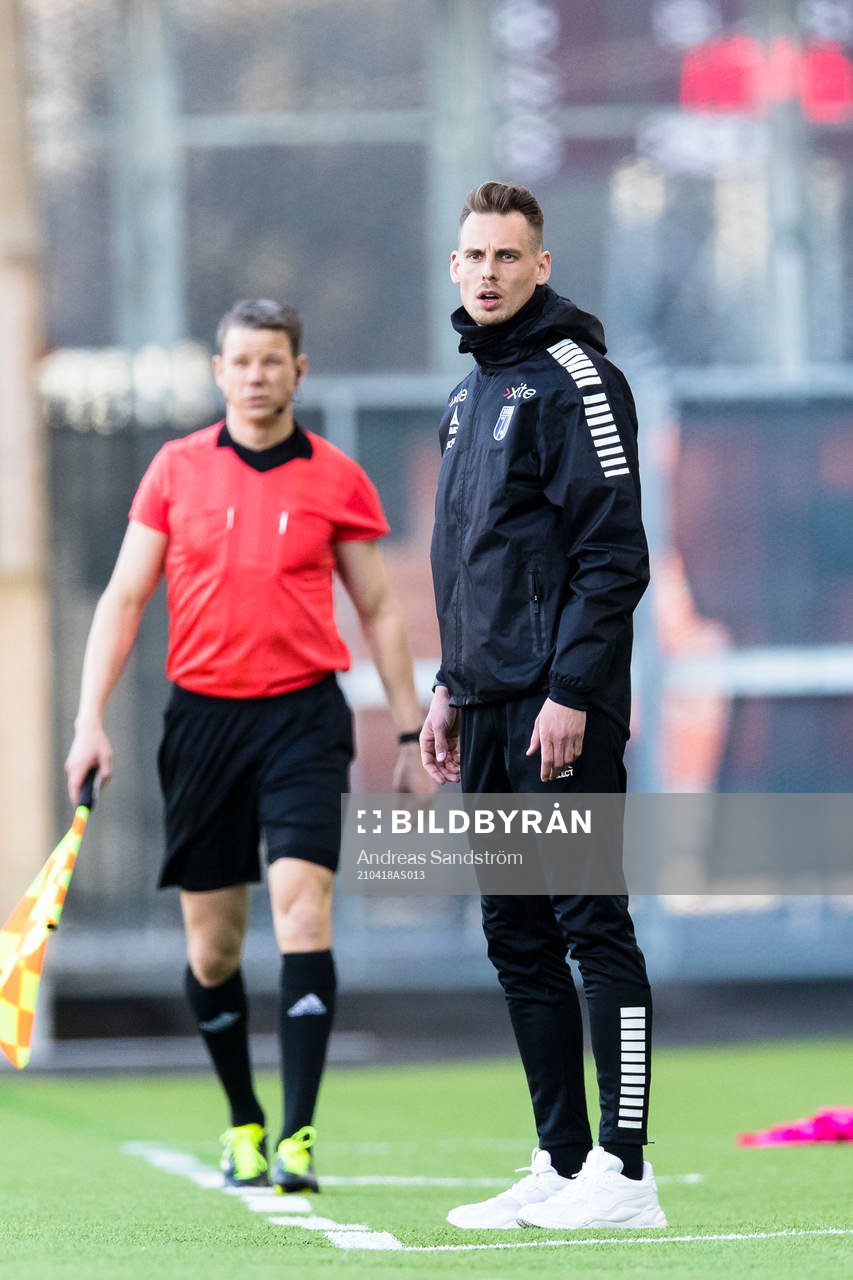 Sirius tränare Daniel Bäckström