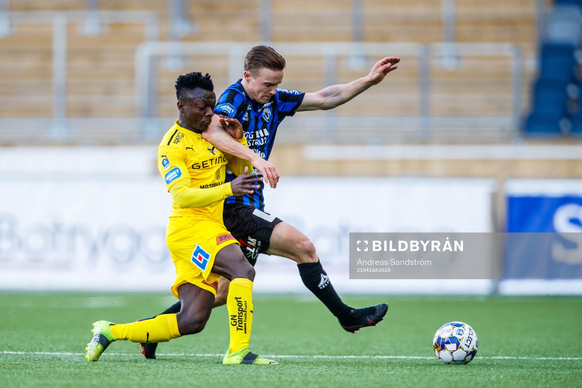 Halmstads Thomas Boakye och Sirius Jacob Ortmark