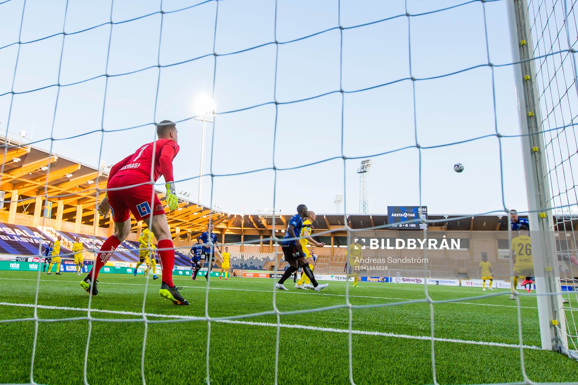 Nick mot mål innan 1-0 målet av Sirius Christian Kouakou