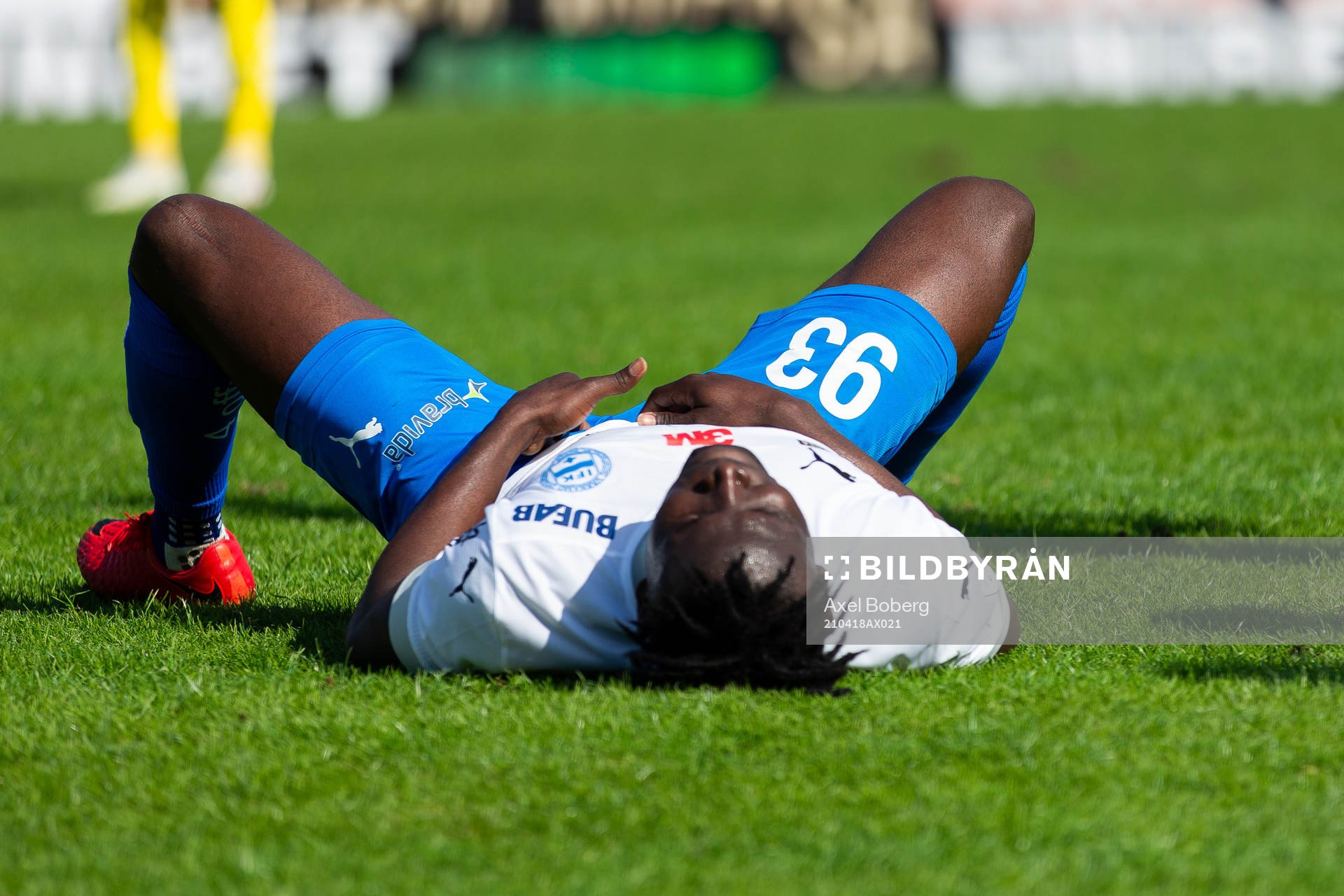 Värnamos Alhassan A Haestad Kamara har ont
