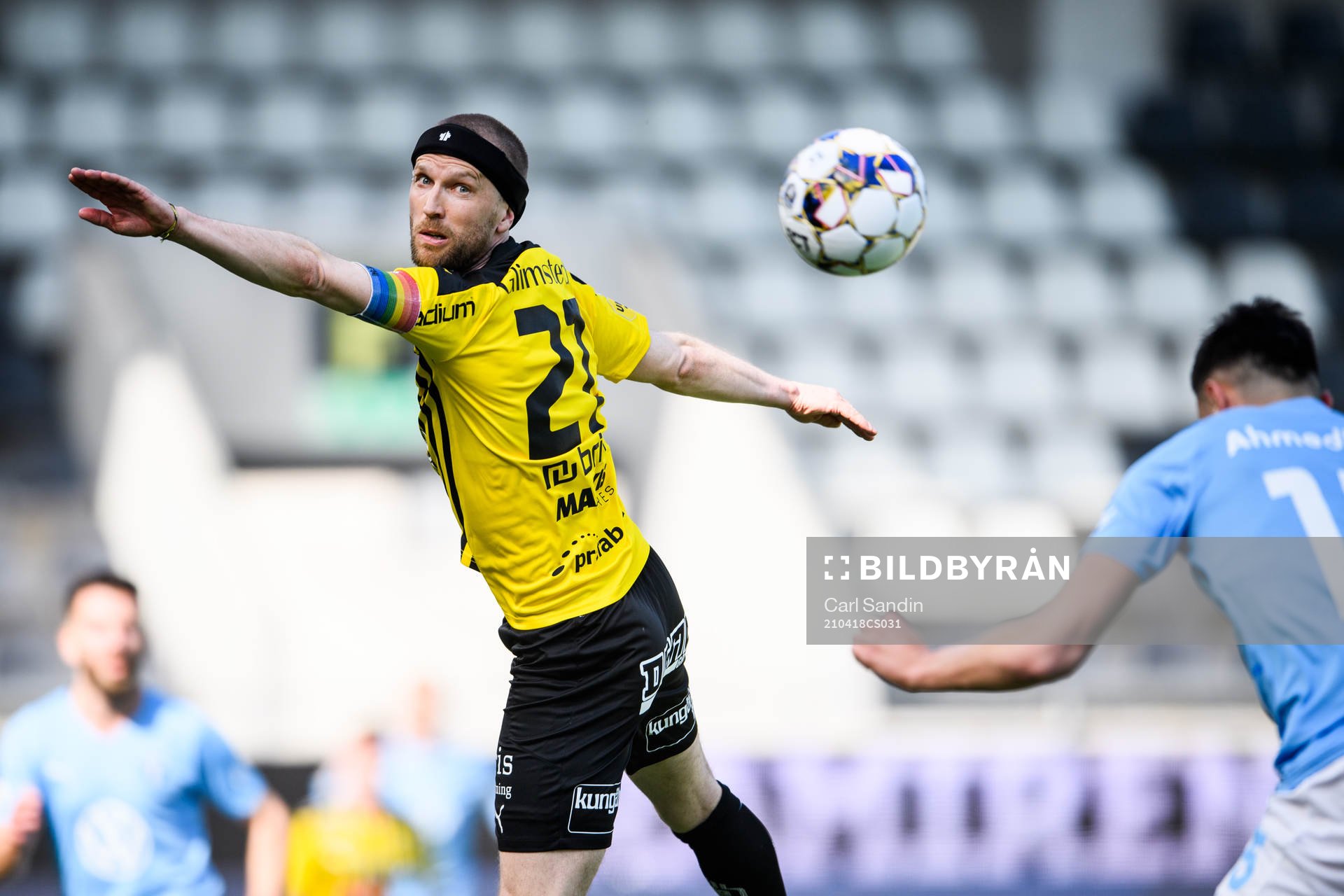 Häckens Rasmus Lindgren i samband med 0-1 av Malmö FFs