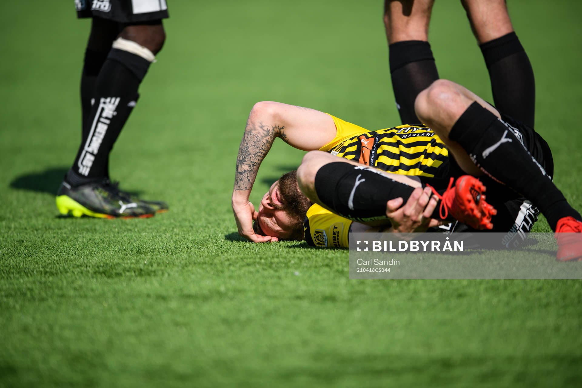 under fotbollsmatchen i Allsvenskan mellan Häcken och