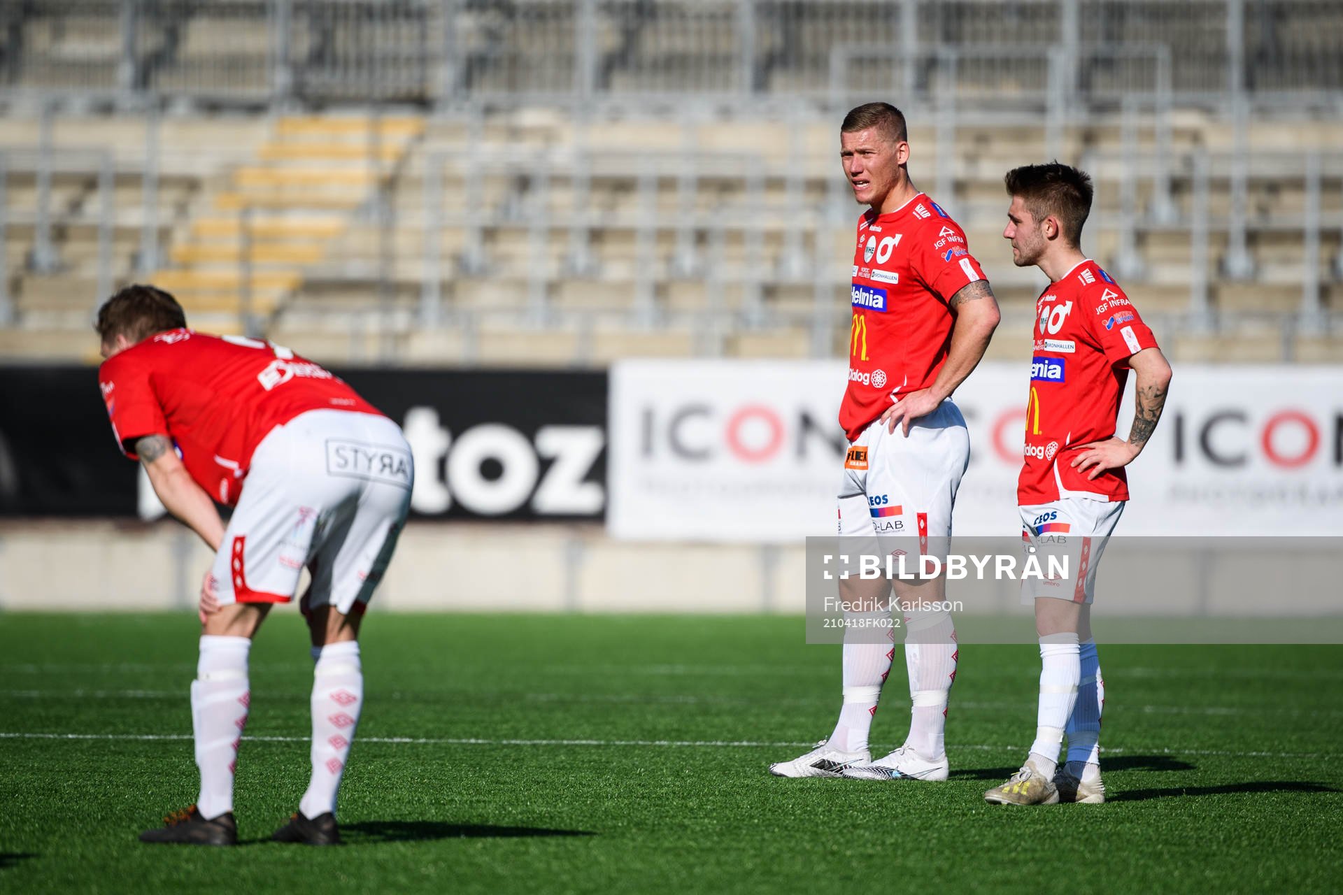 Degerfors Victor Edvardsen och Anton Kralj deppar
