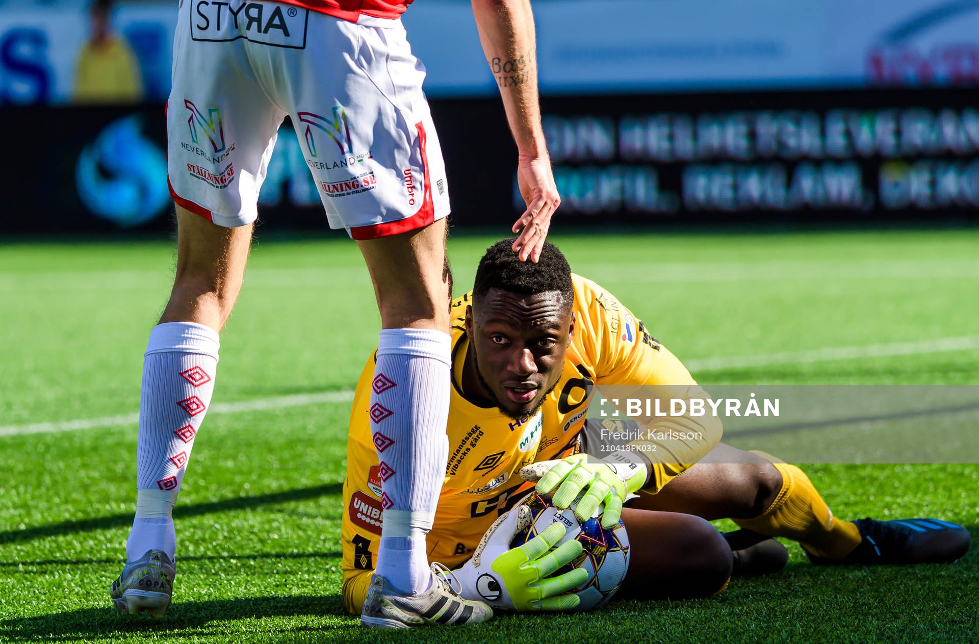 Degerfors målvakt Ismael Diawara