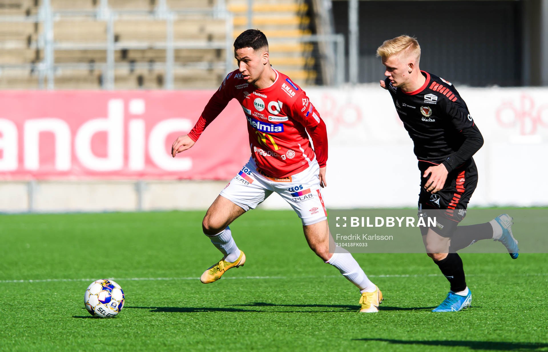 Degerfors Abdelrahman Saidi och Kalmars Carl Gustafsson