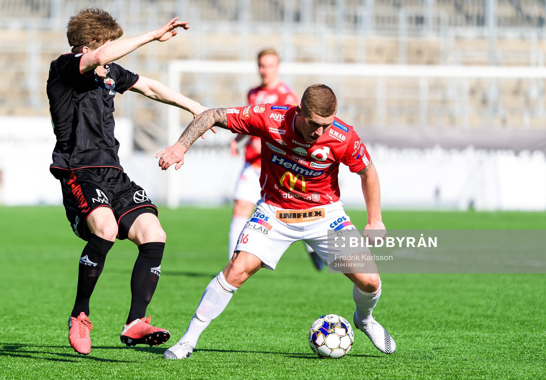 Kalmars Oliver Berg och Degerfors Victor Edvardsen
