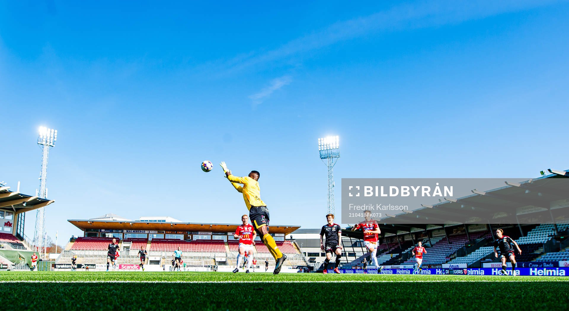 Degerfors målvakt Ismael Diawara