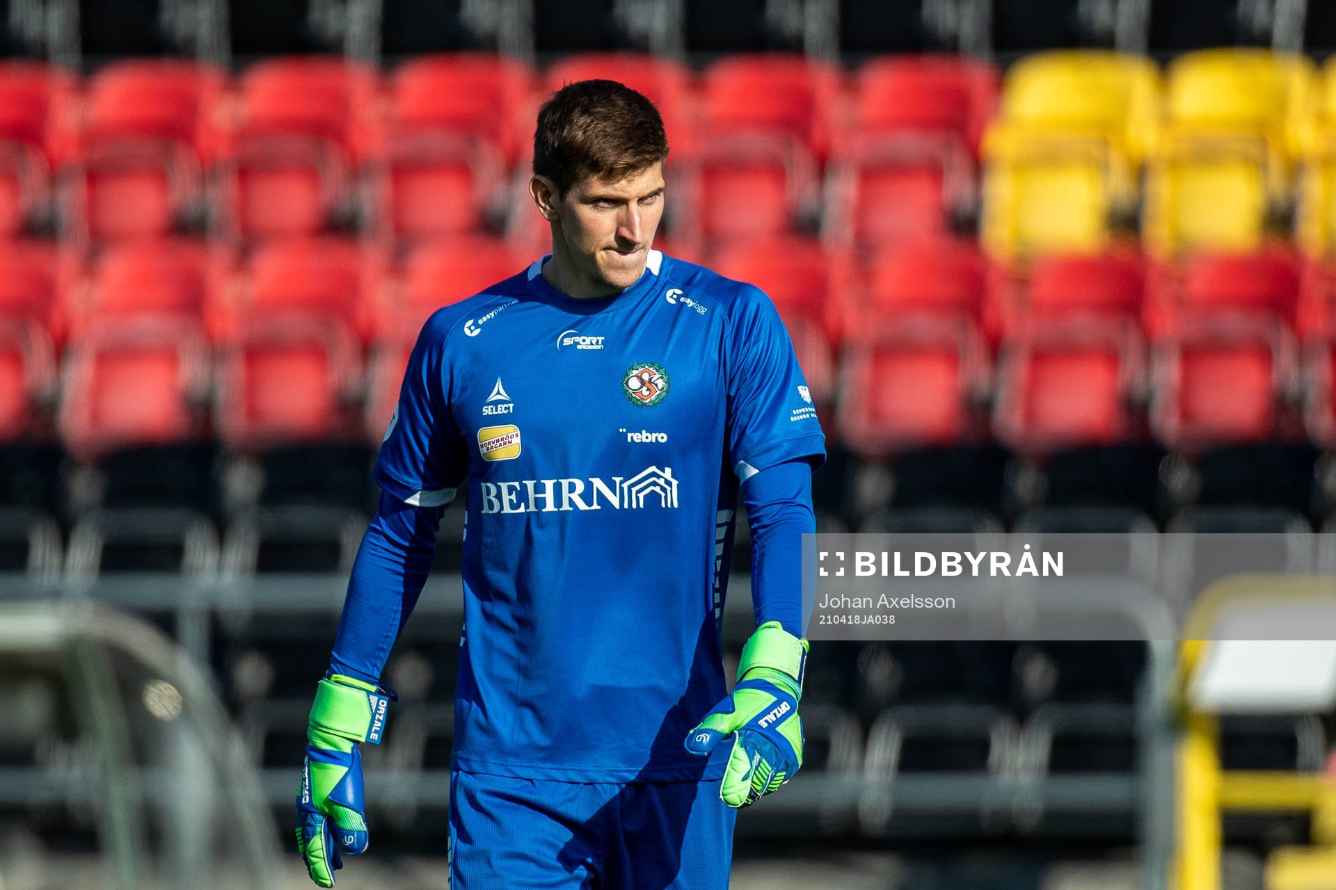 Örebros målvakt Bobby Allain deppar