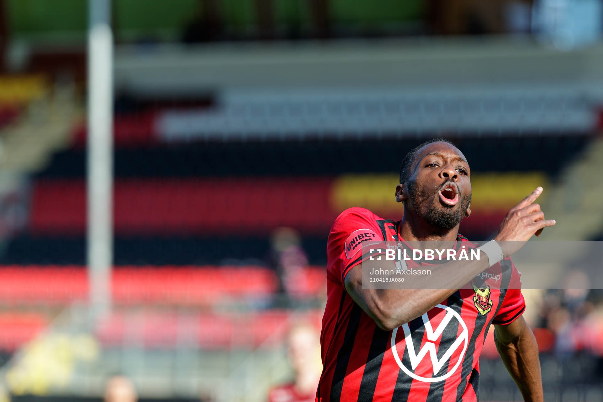 Östersunds Blair Turgott jublare