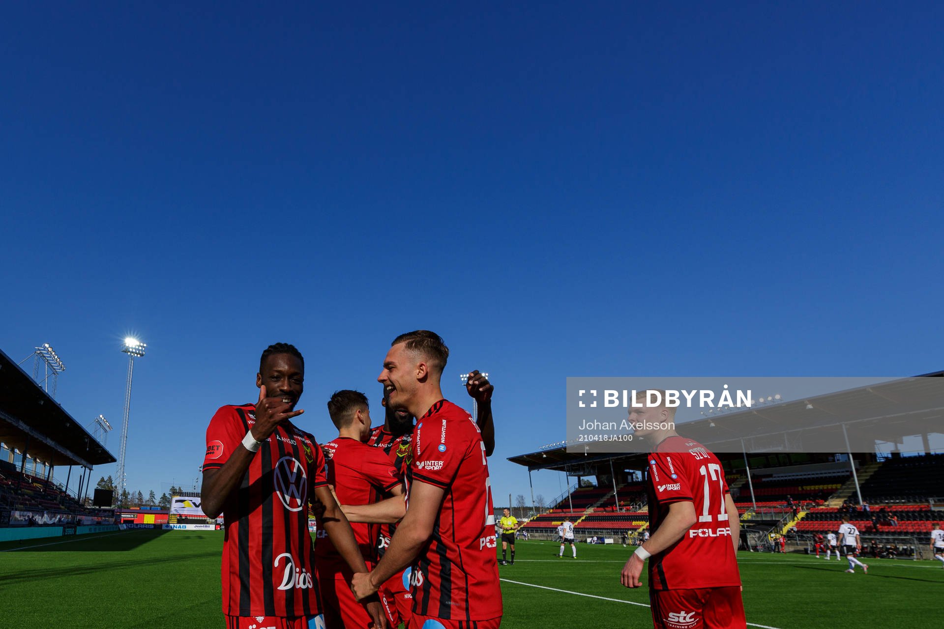 under fotbollsmatchen i Allsvenskan mellan Östersund och