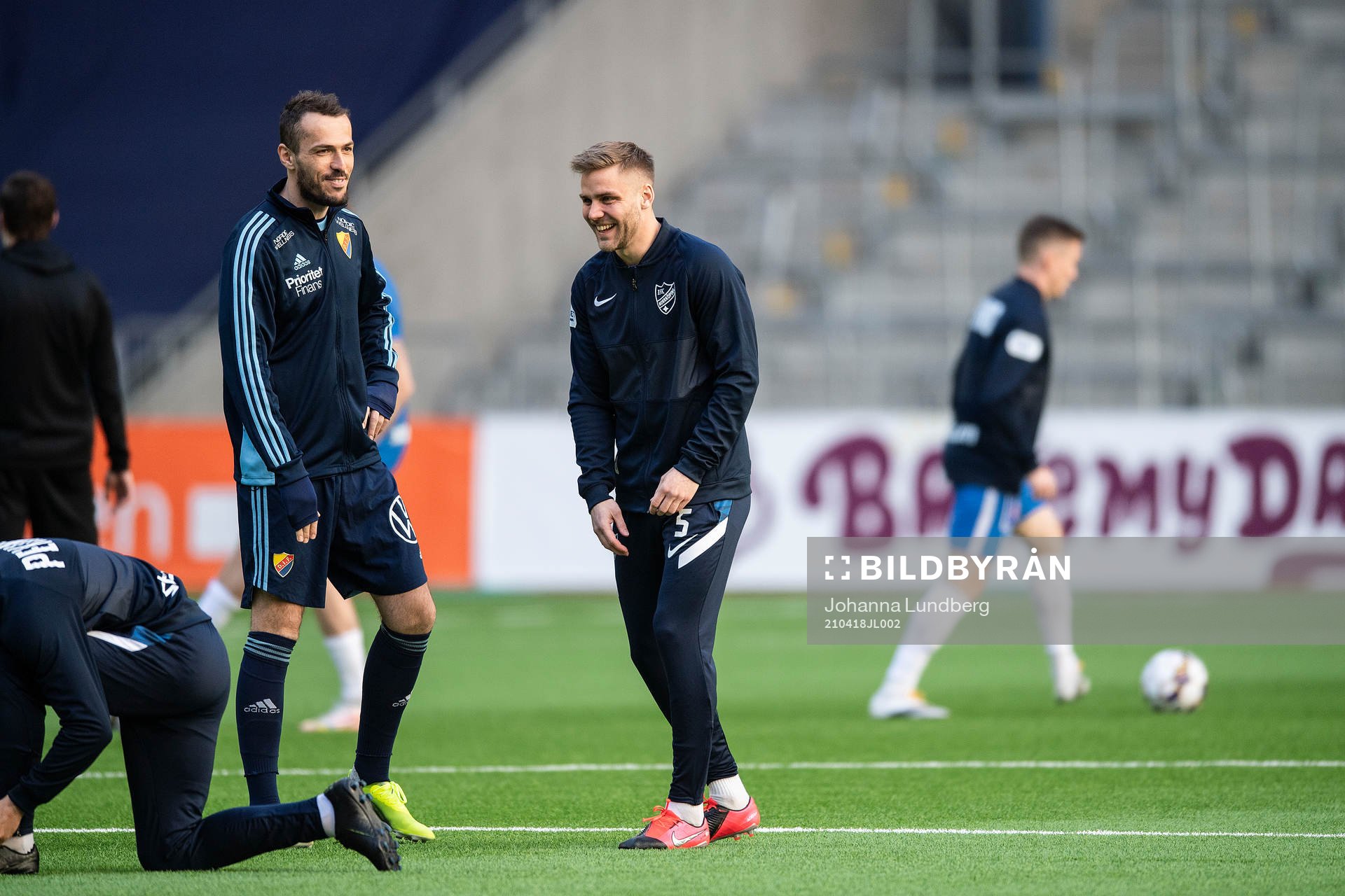 Djurgårdens Emir Kujovic och IFK Norrköpings Christoffer