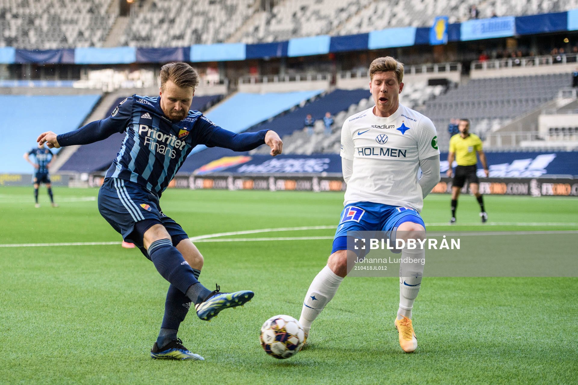 Djurgårdens Jacob Une Larsson och IFK Norrköpings